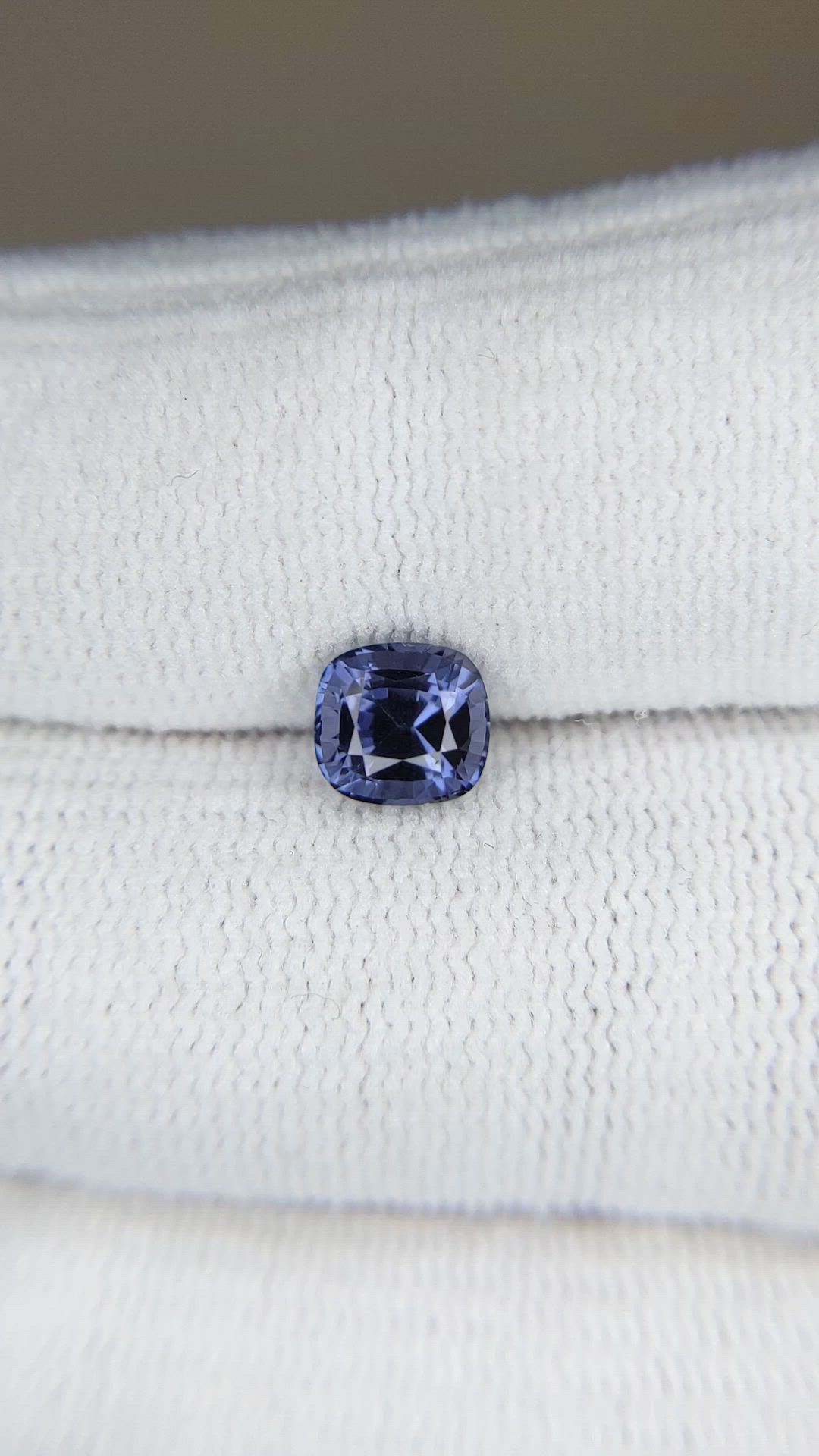 1.14 Ct. Bluish Grey Spinel from Ceylon (Sri Lanka) Size Video