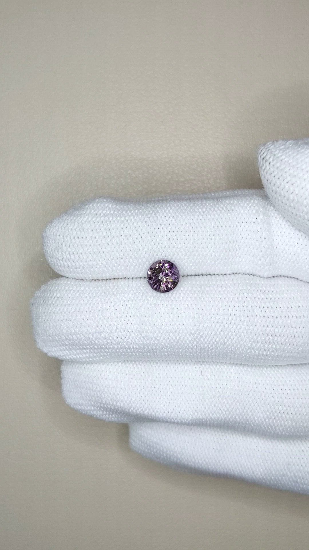 1.17 Ct. Purplish Grey Spinel from Ceylon (Sri Lanka) Size Video