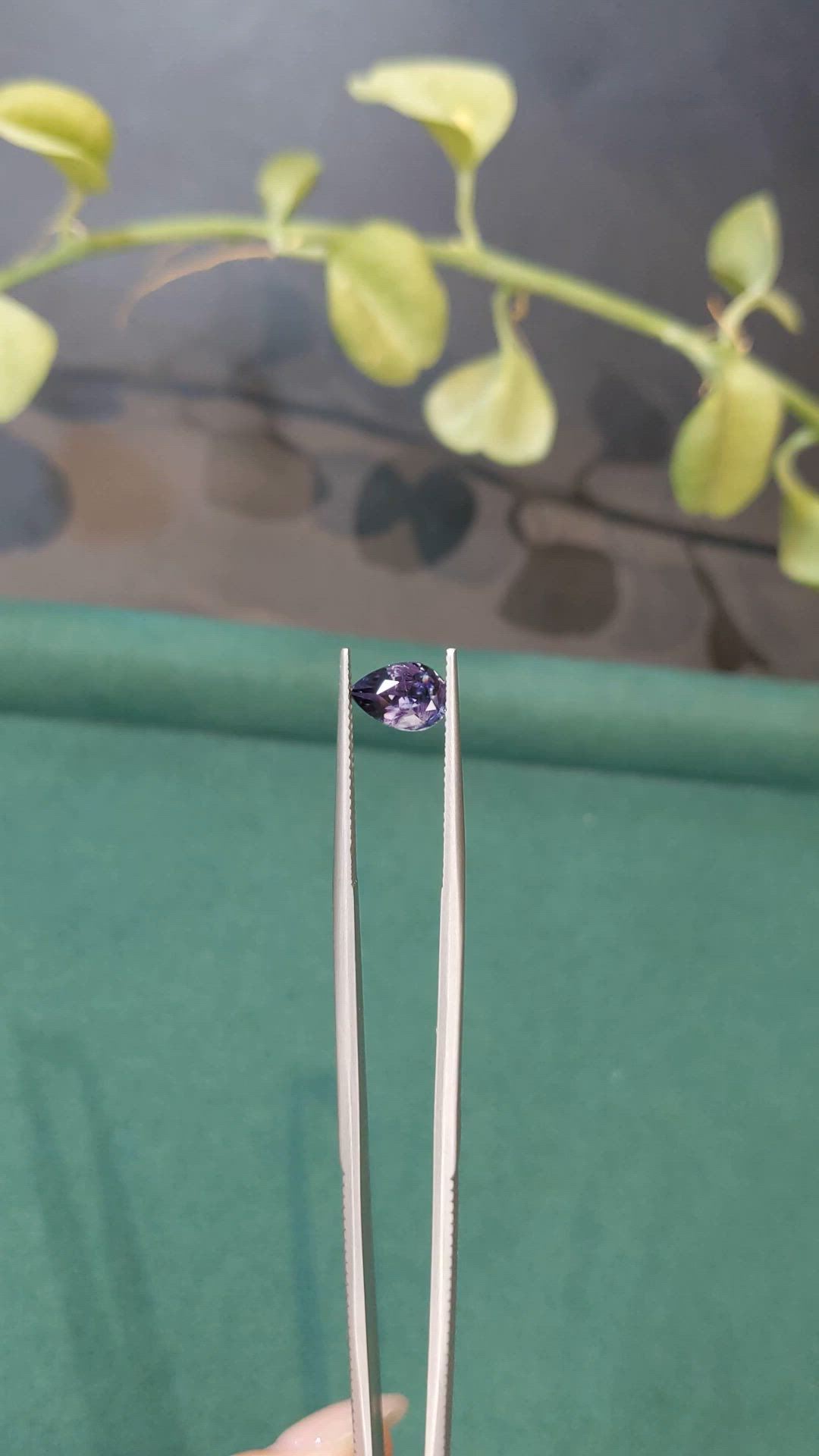 1.36 Ct. Purple Spinel from Ceylon (Sri Lanka) Size Video
