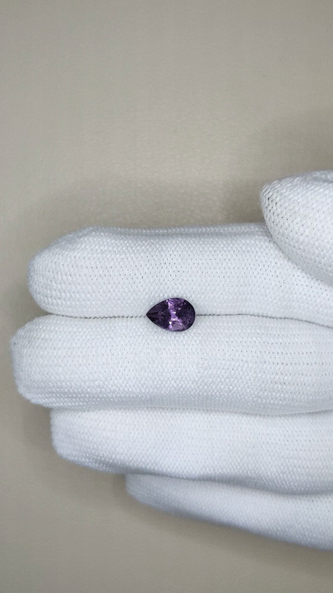 1.36 Ct. Purple Spinel from Ceylon (Sri Lanka) Size Video