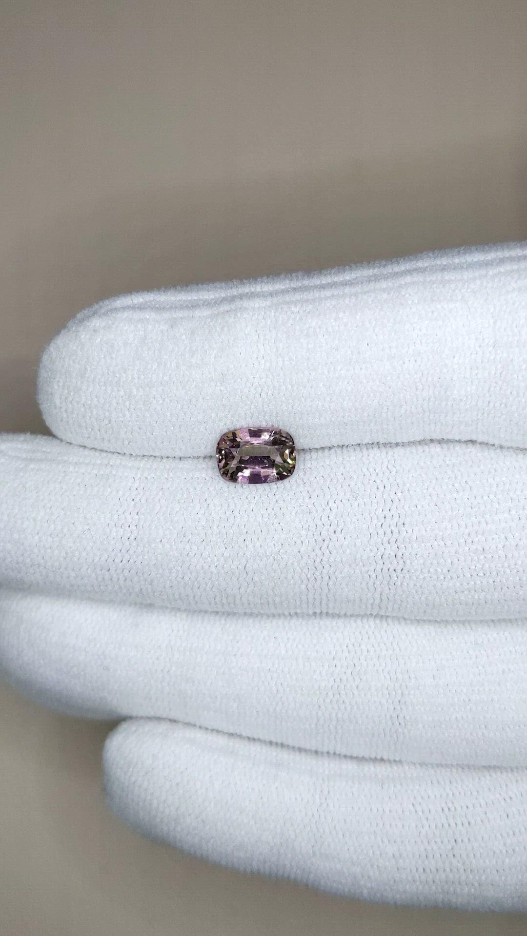 1.14 Ct. Pinkish Purple Spinel from Ceylon (Sri Lanka) Size Video
