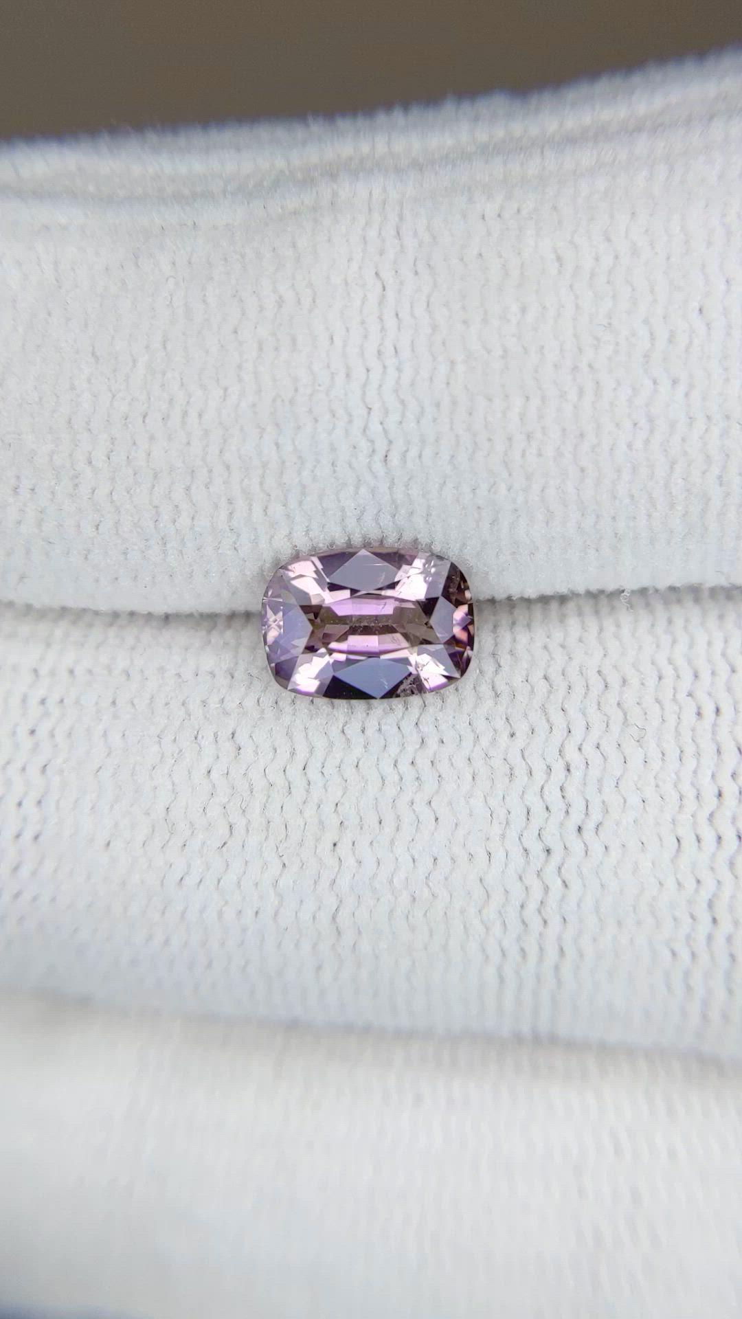 1.14 Ct. Pinkish Purple Spinel from Ceylon (Sri Lanka) Size Video