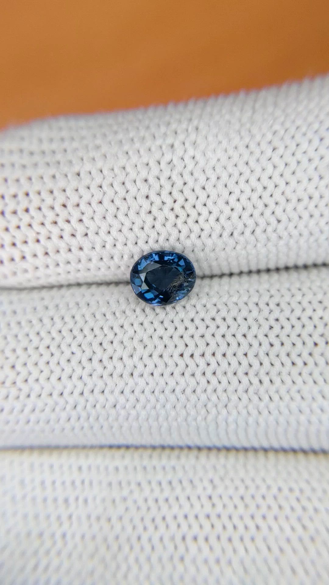 0.82 Ct. Blue Spinel from Ceylon (Sri Lanka) Size Video