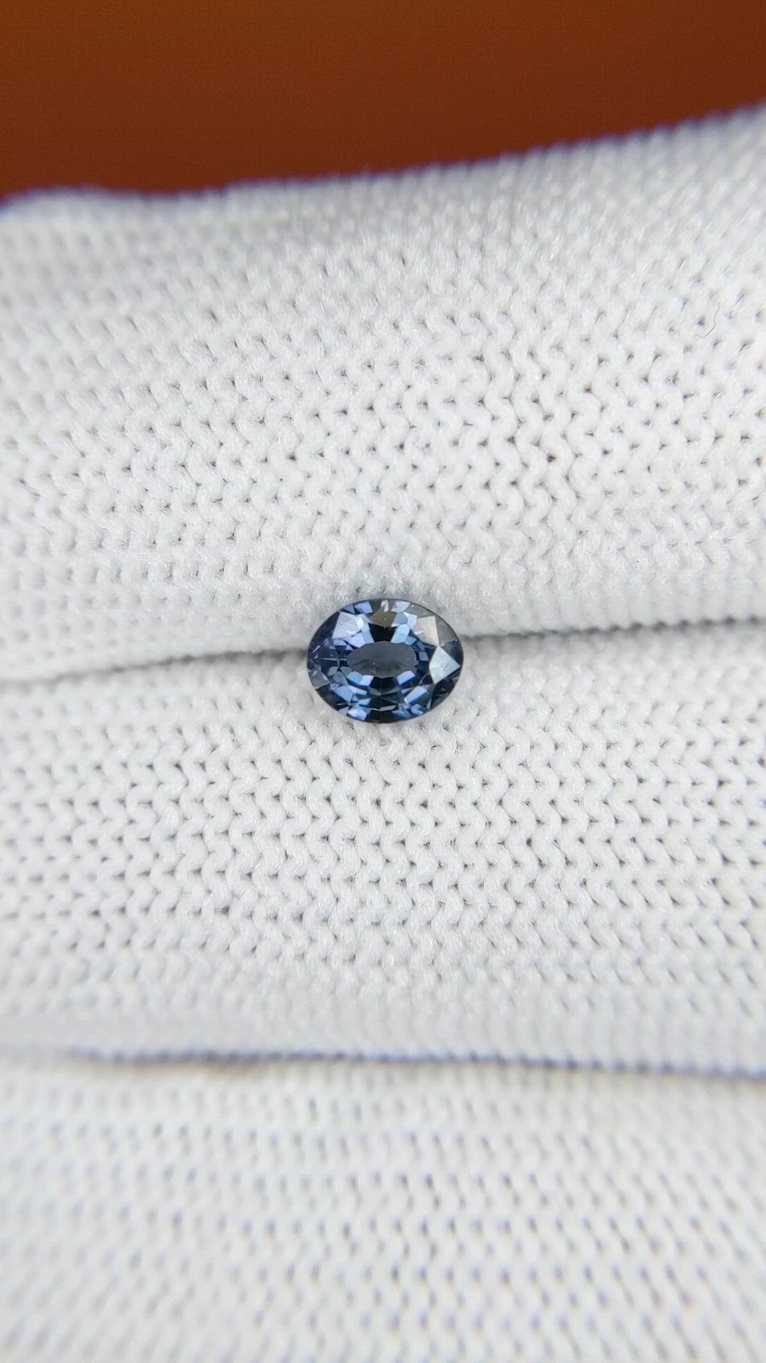 0.66 Ct. Violet Spinel from Ceylon (Sri Lanka) Size Video