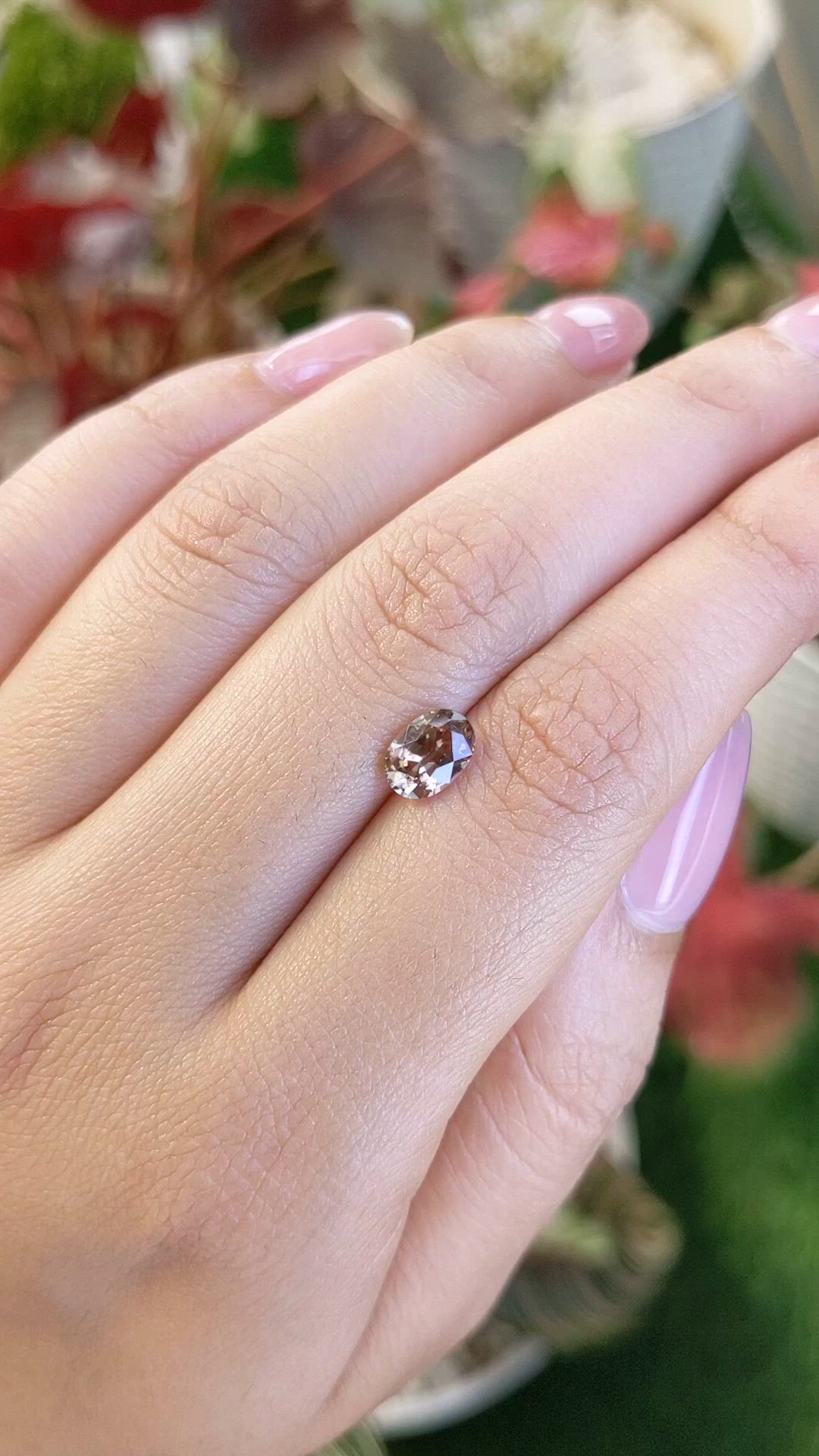 1.48 Ct. Brown Zircon from Ceylon (Sri Lanka) Size Video