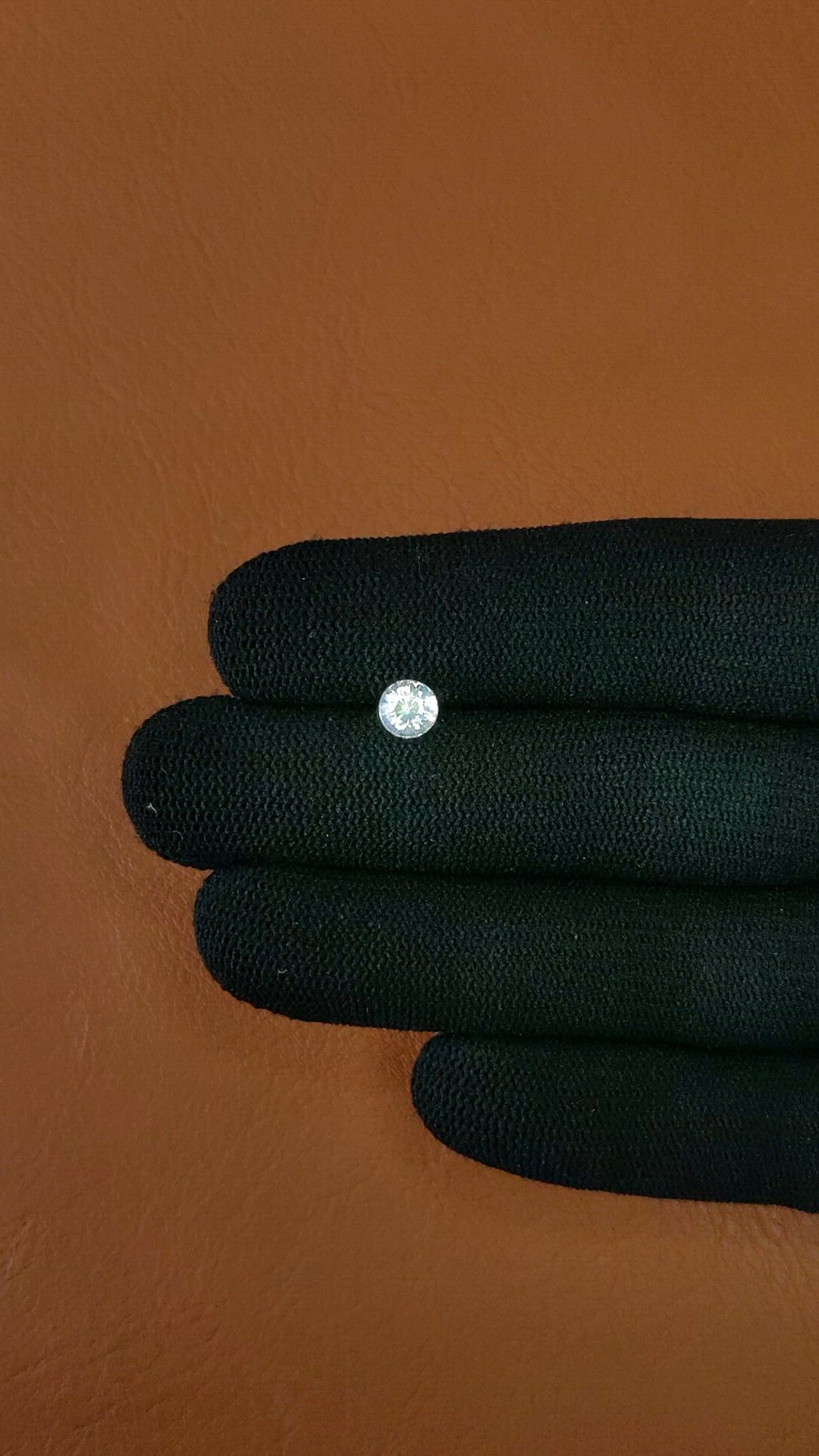 0.71 Ct. Rainbow Moonstone from Ceylon (Sri Lanka) Size Video