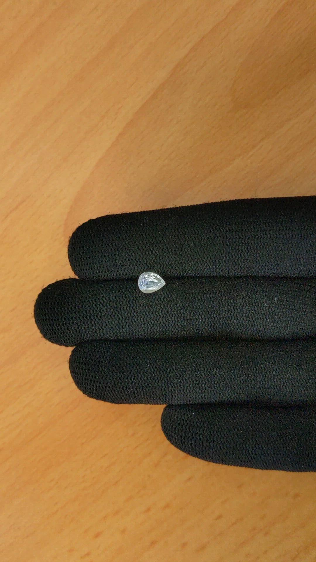 0.85 Ct. Blue Flash Moonstone from Ceylon (Sri Lanka) Size Video