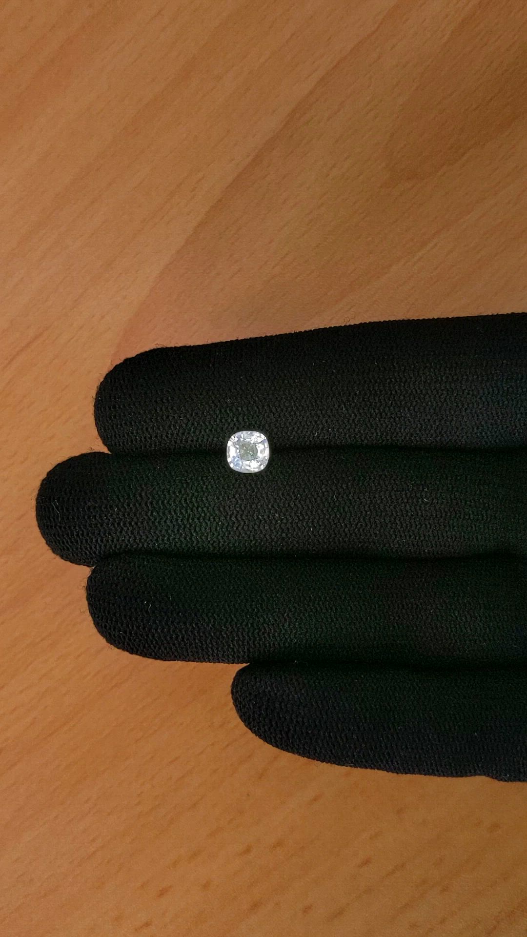 0.75 Ct. Rainbow Moonstone from Ceylon (Sri Lanka) Size Video