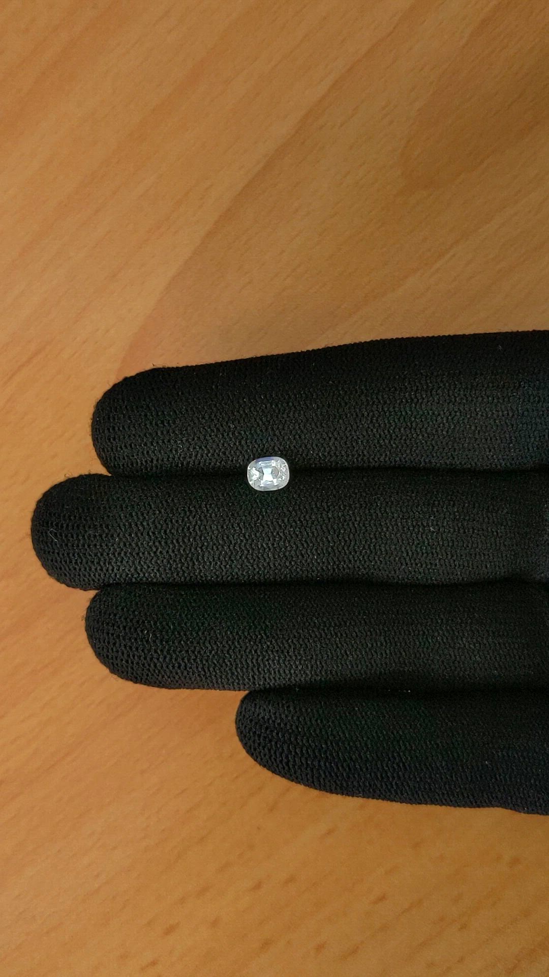 0.62 Ct. Rainbow Moonstone from Ceylon (Sri Lanka) Size Video