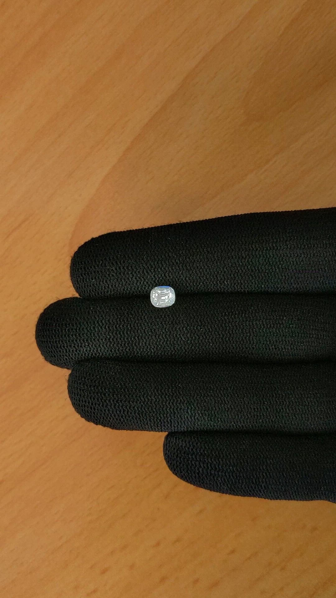 0.59 Ct. Rainbow Moonstone from Ceylon (Sri Lanka) Size Video
