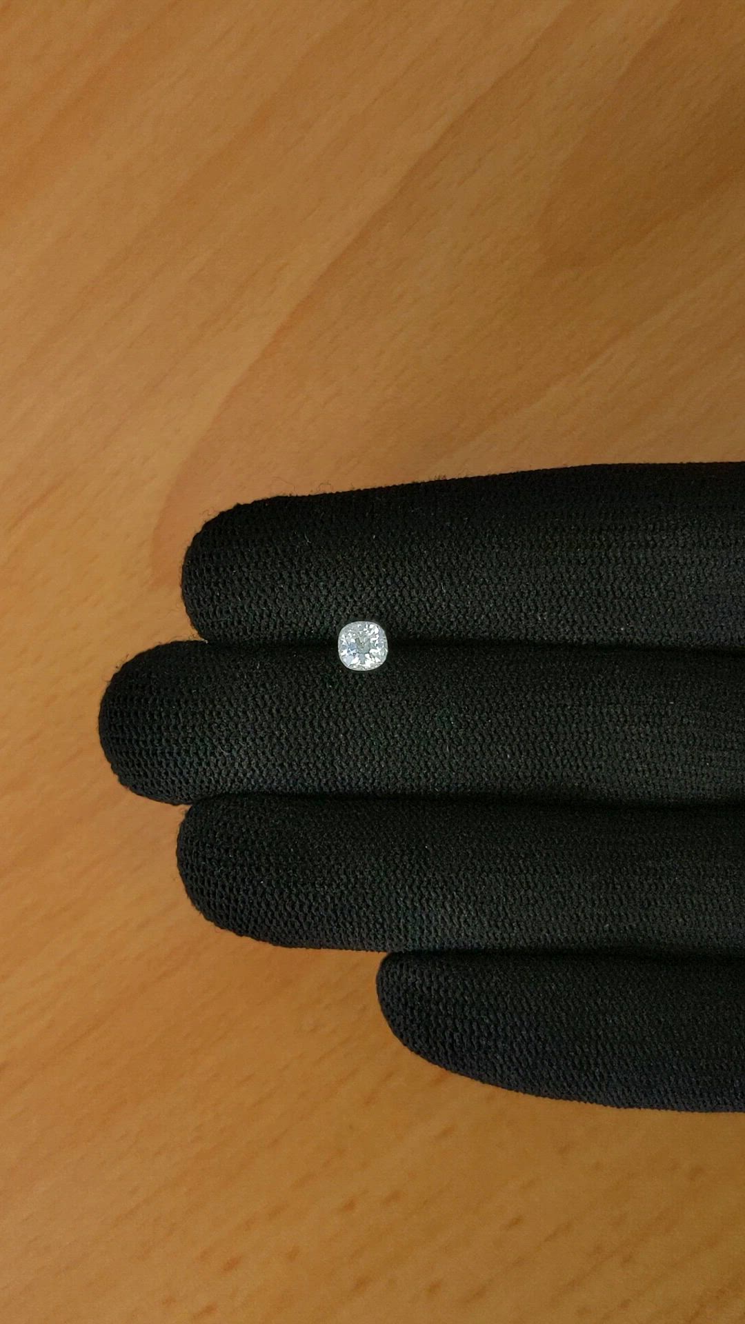 0.49 Ct. Rainbow Moonstone from Ceylon (Sri Lanka) Size Video