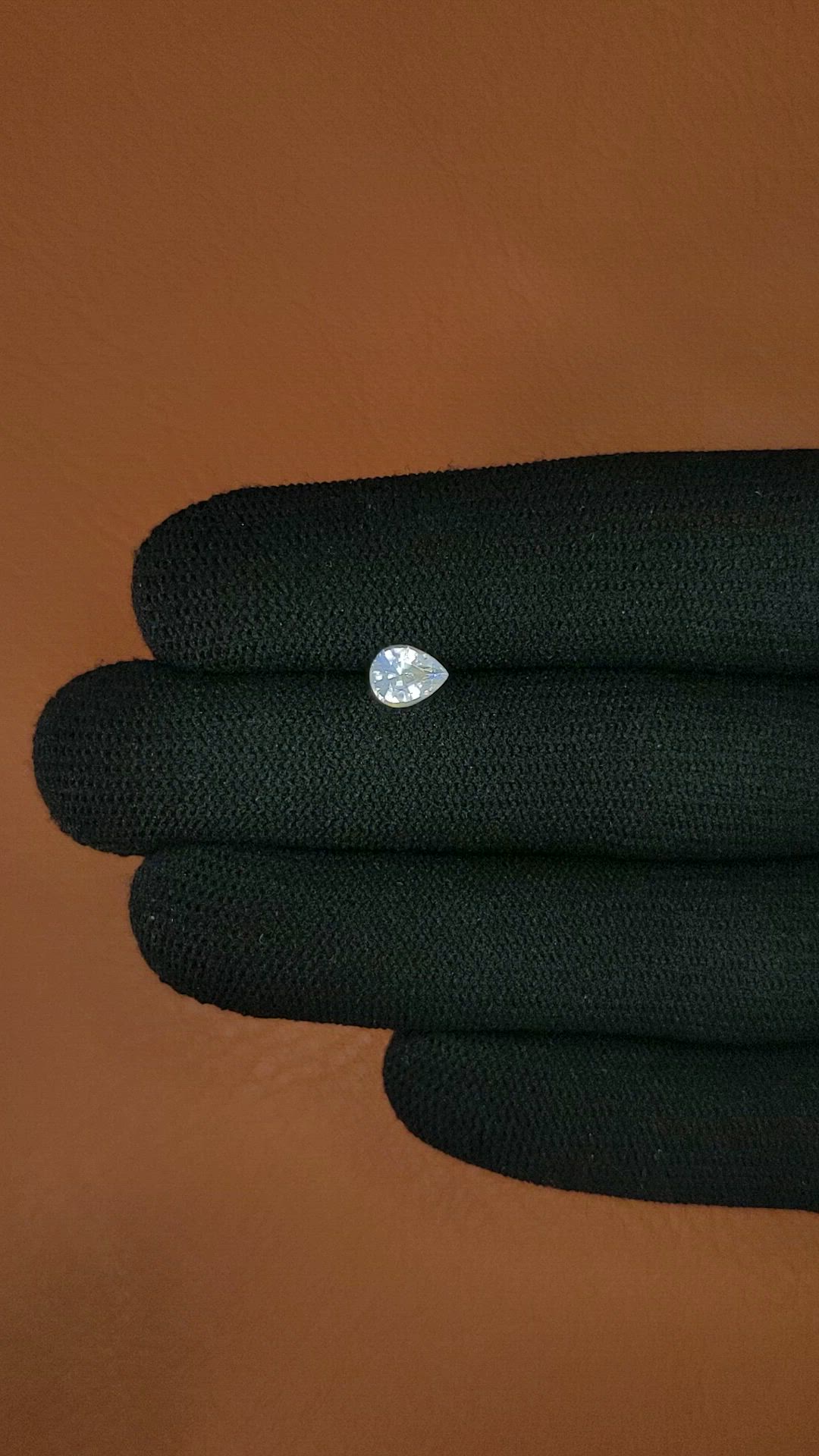 0.64 Ct. Rainbow Moonstone from Ceylon (Sri Lanka) Size Video