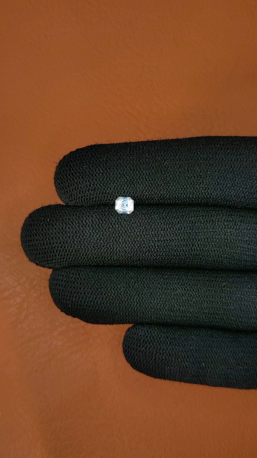 0.46 Ct. Rainbow Moonstone from Ceylon (Sri Lanka) Size Video