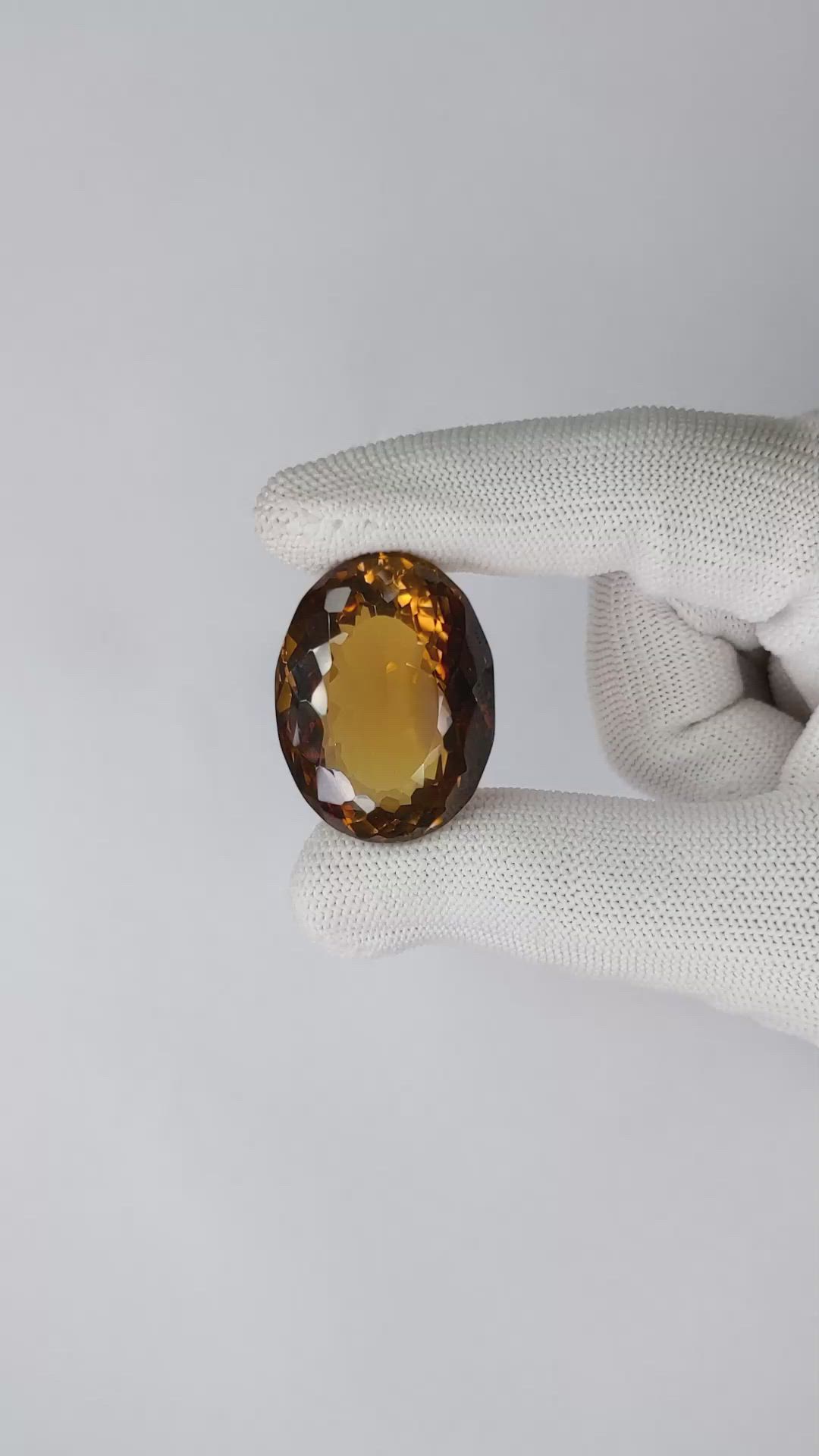 87.23 Ct. Bi Color Ametrine from Ceylon (Sri Lanka) Size Video