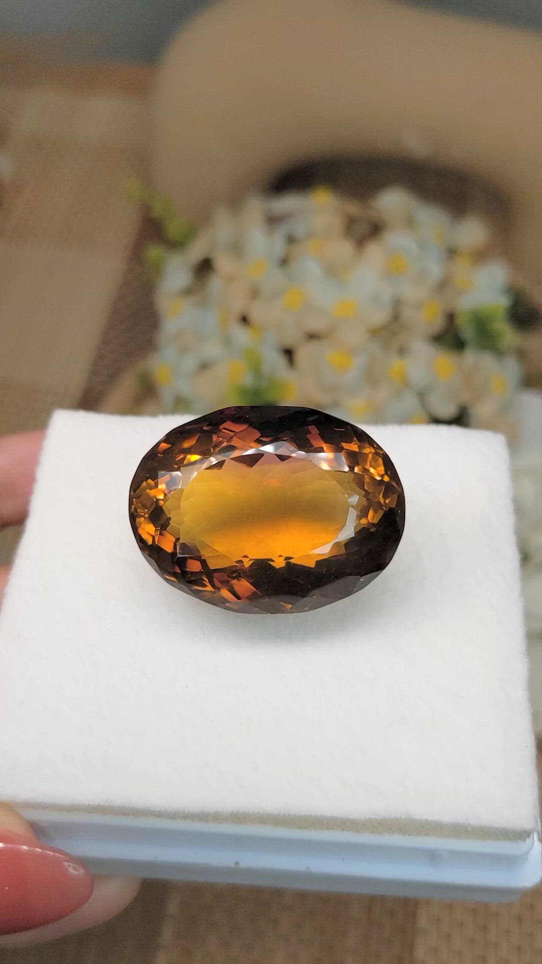 87.23 Ct. Bi Color Ametrine from Ceylon (Sri Lanka) Size Video