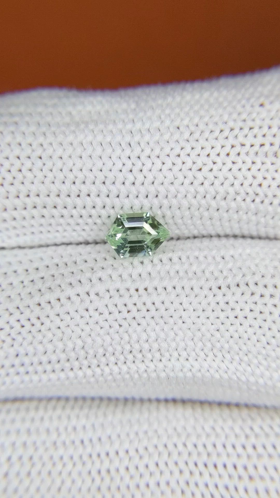 0.86 Ct. Green Chrysoberyl from Ceylon (Sri Lanka) Size Video