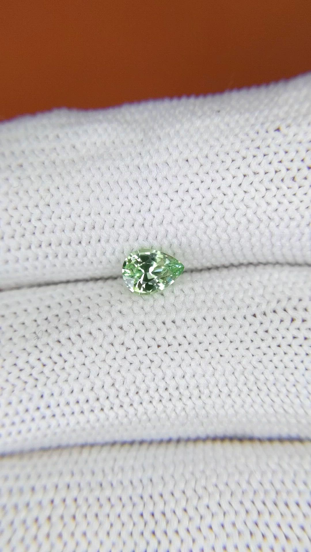 0.54 Ct. Green Chrysoberyl from Ceylon (Sri Lanka) Size Video