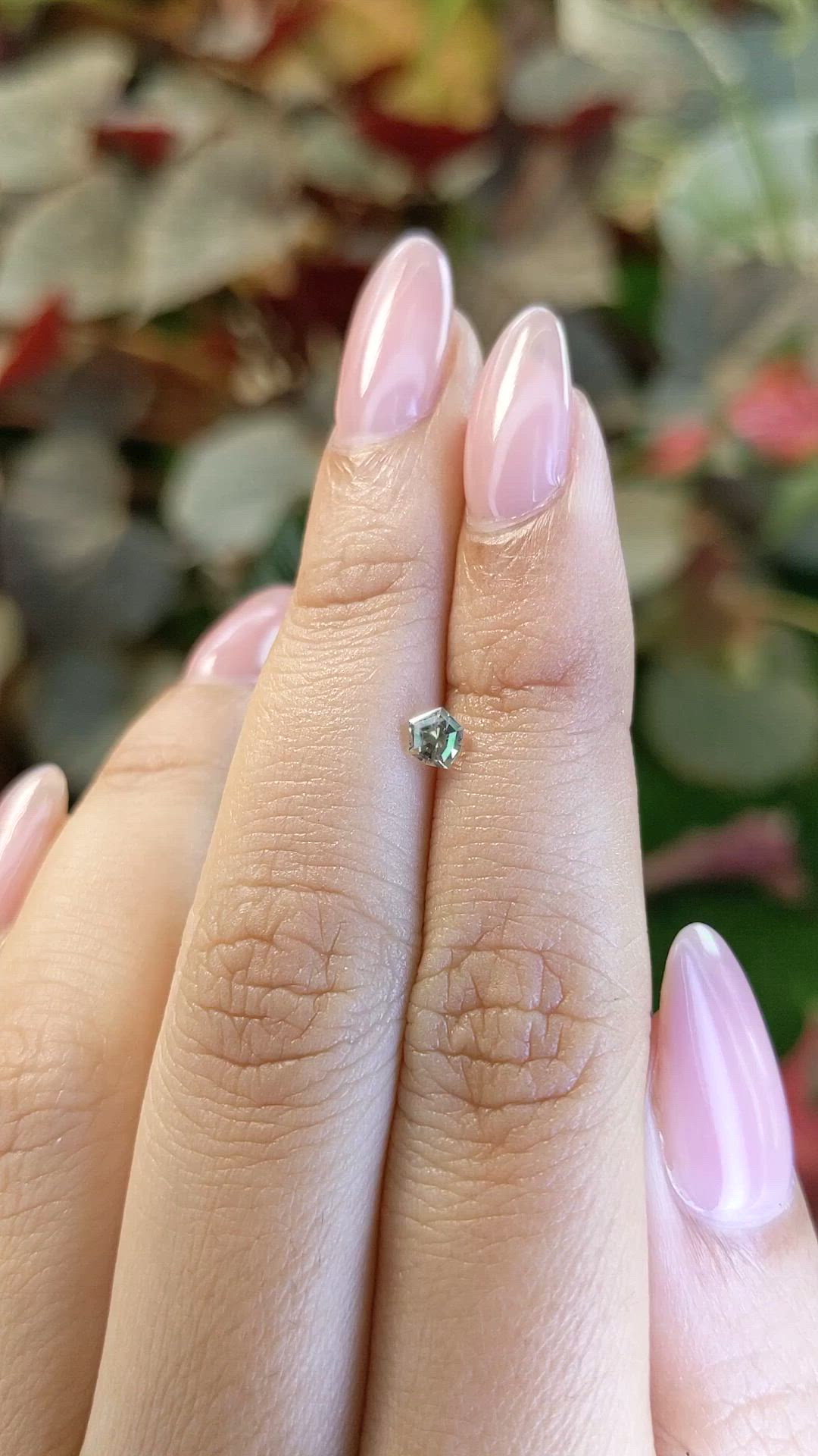0.35 Ct. Green Chrysoberyl from Ceylon (Sri Lanka) Size Video