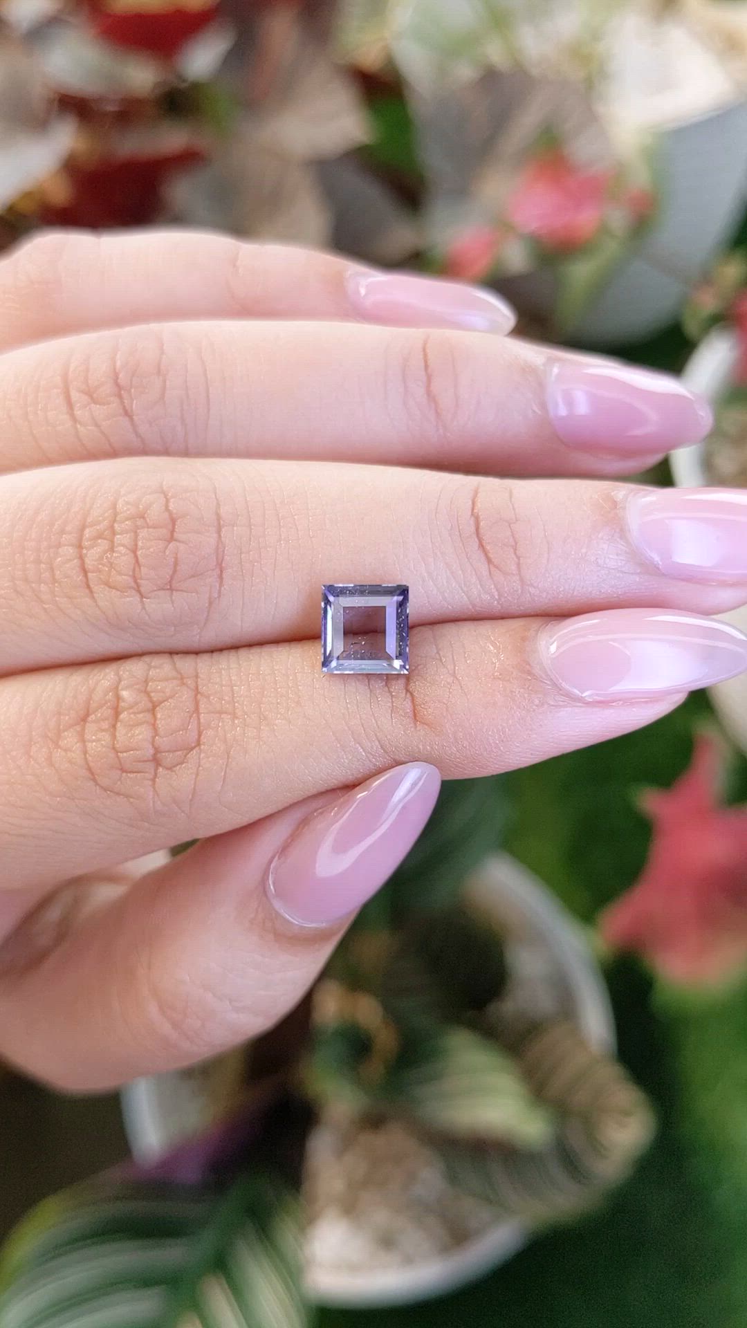 1.83 Ct. Purple Spinel from Ceylon (Sri Lanka) Size Video