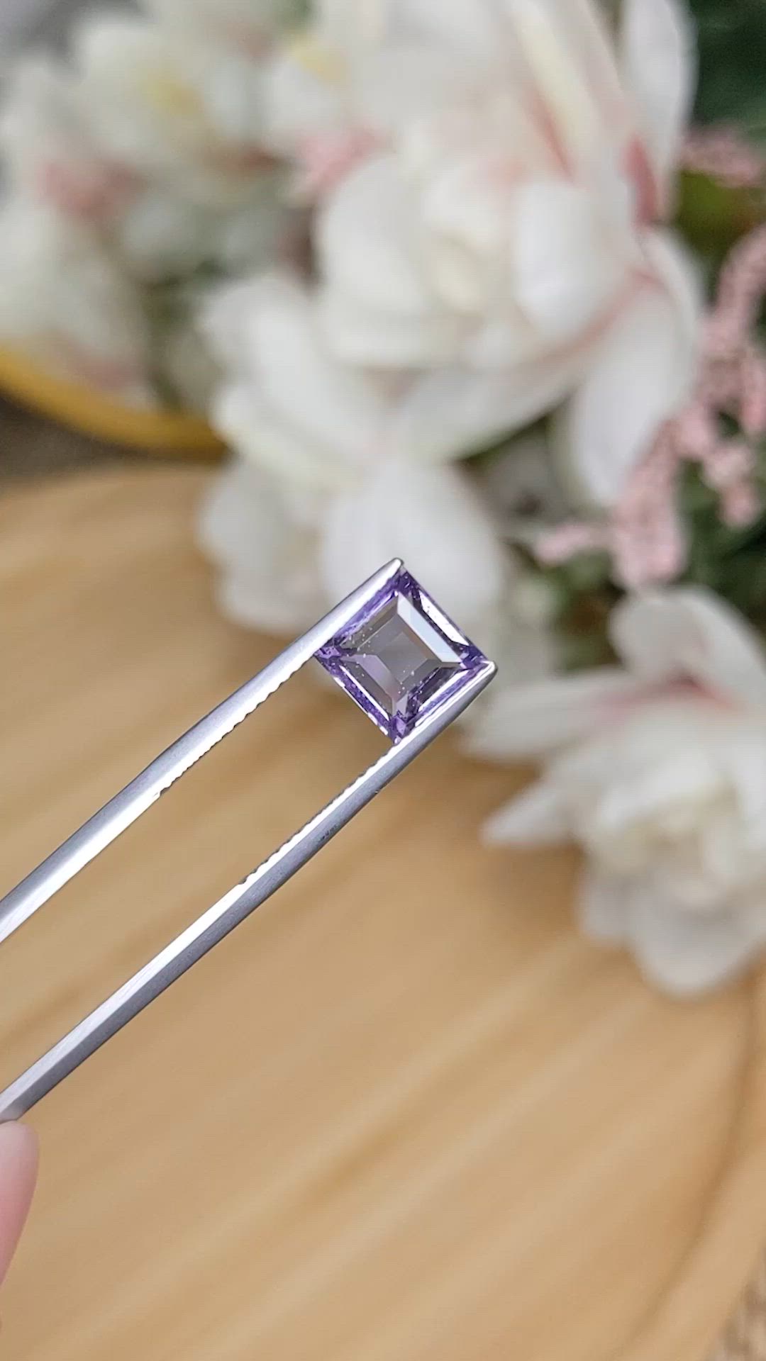 1.83 Ct. Purple Spinel from Ceylon (Sri Lanka) Size Video