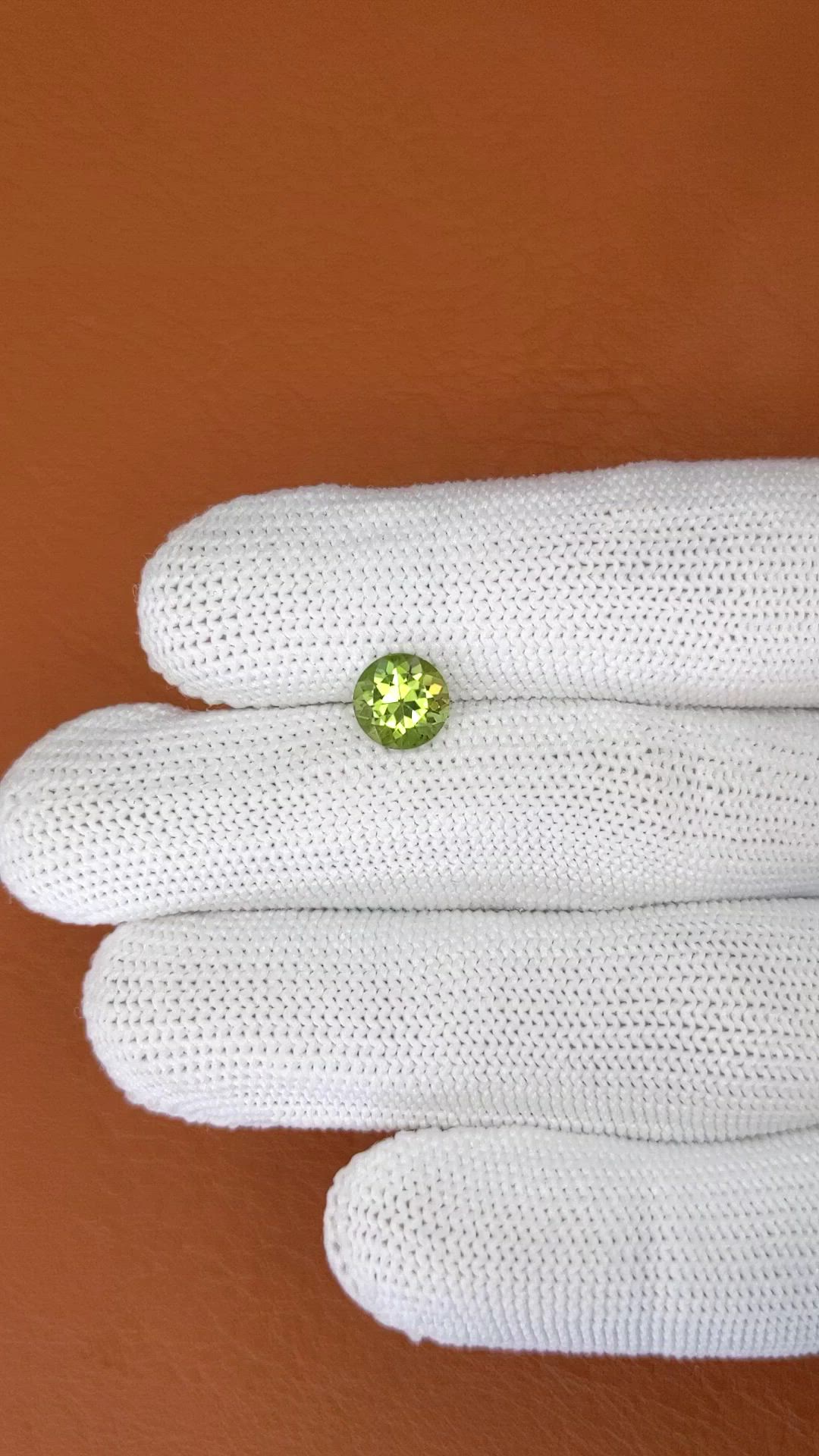 1.49 Ct. Green Kornerupine from Ceylon (Sri Lanka) Size Video
