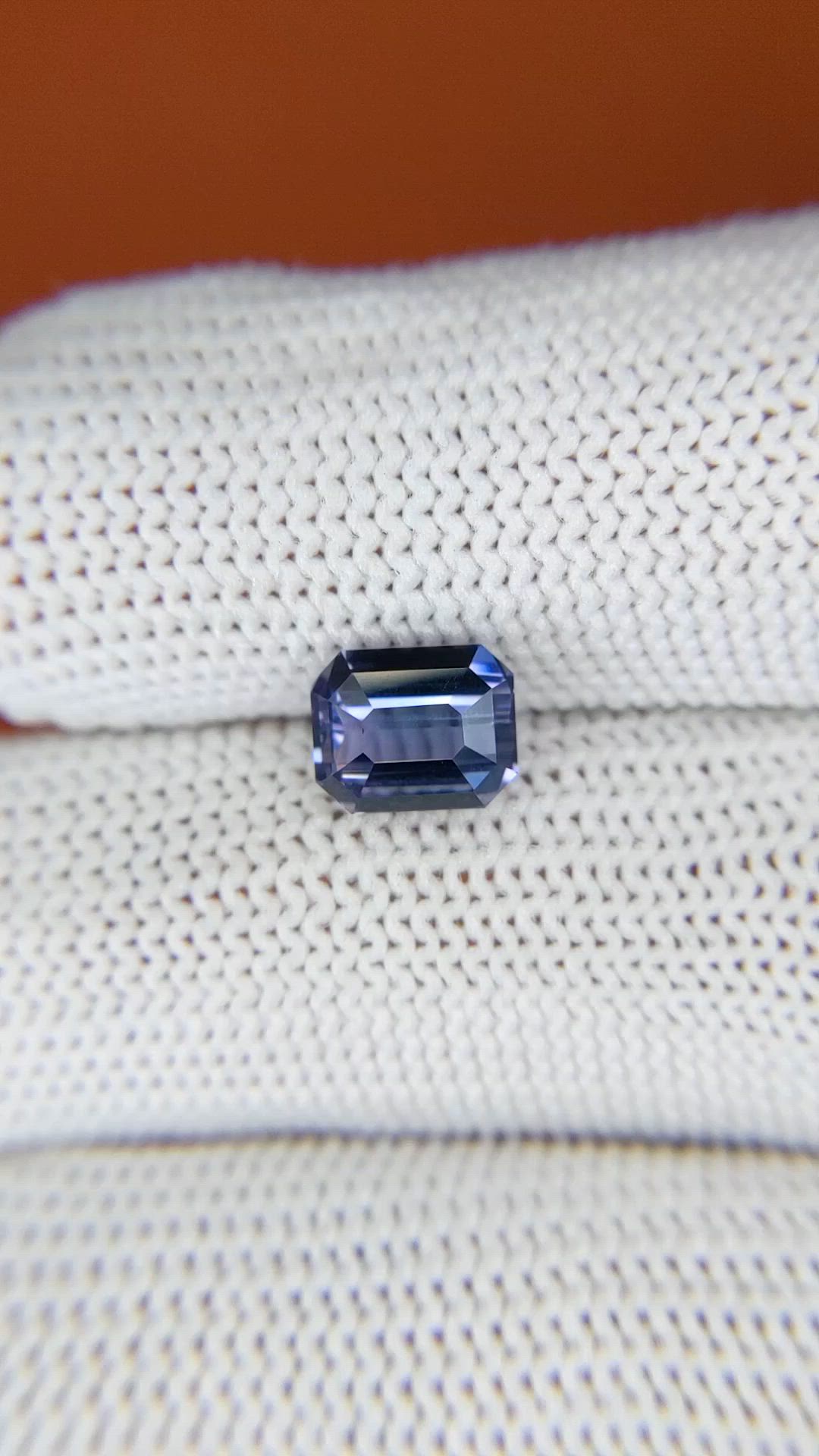 2.01 Ct. Violet Spinel from Ceylon (Sri Lanka) Size Video