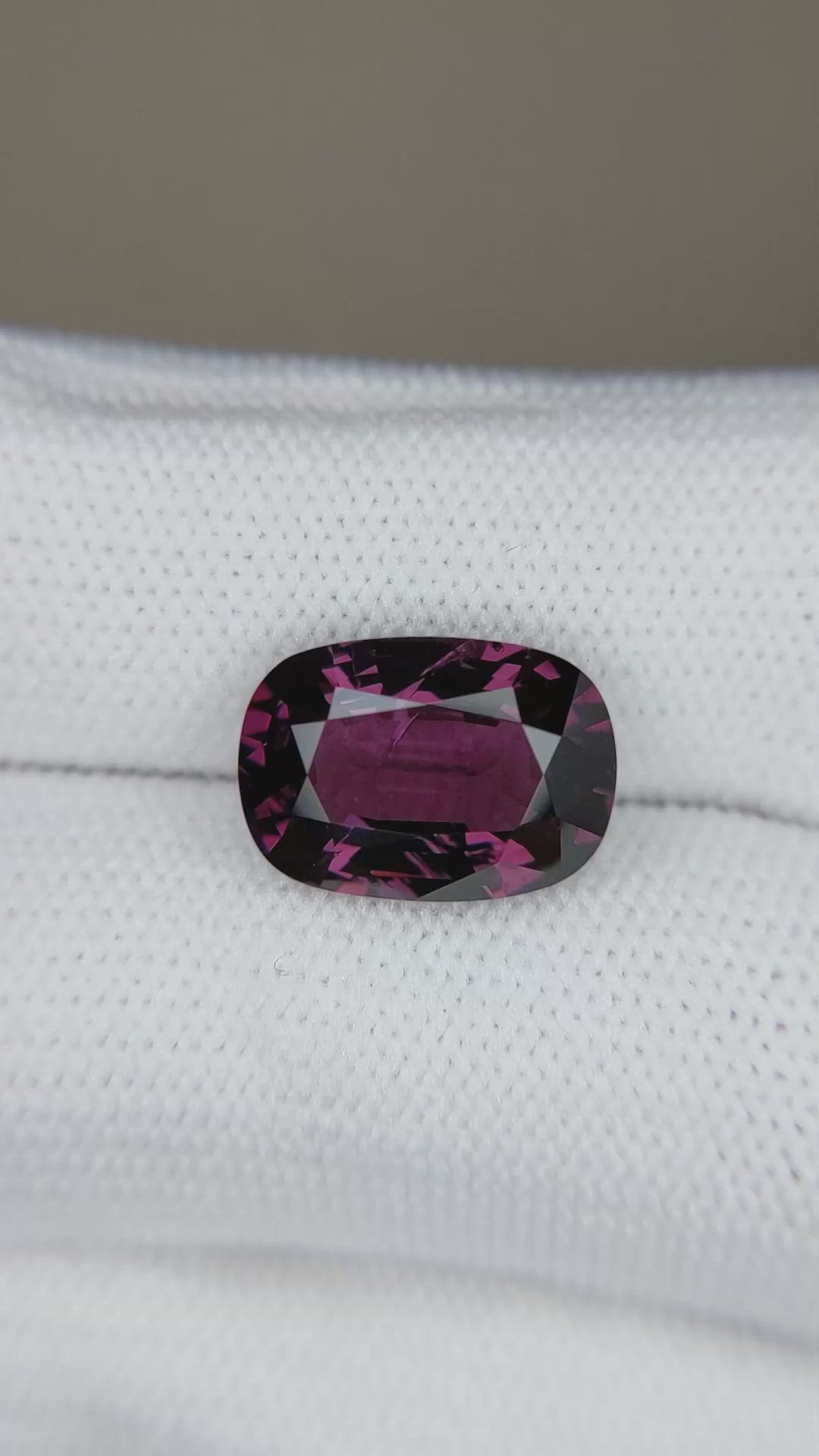 6.02 Ct. Pinkish Purple Spinel from Ceylon (Sri Lanka) Size Video