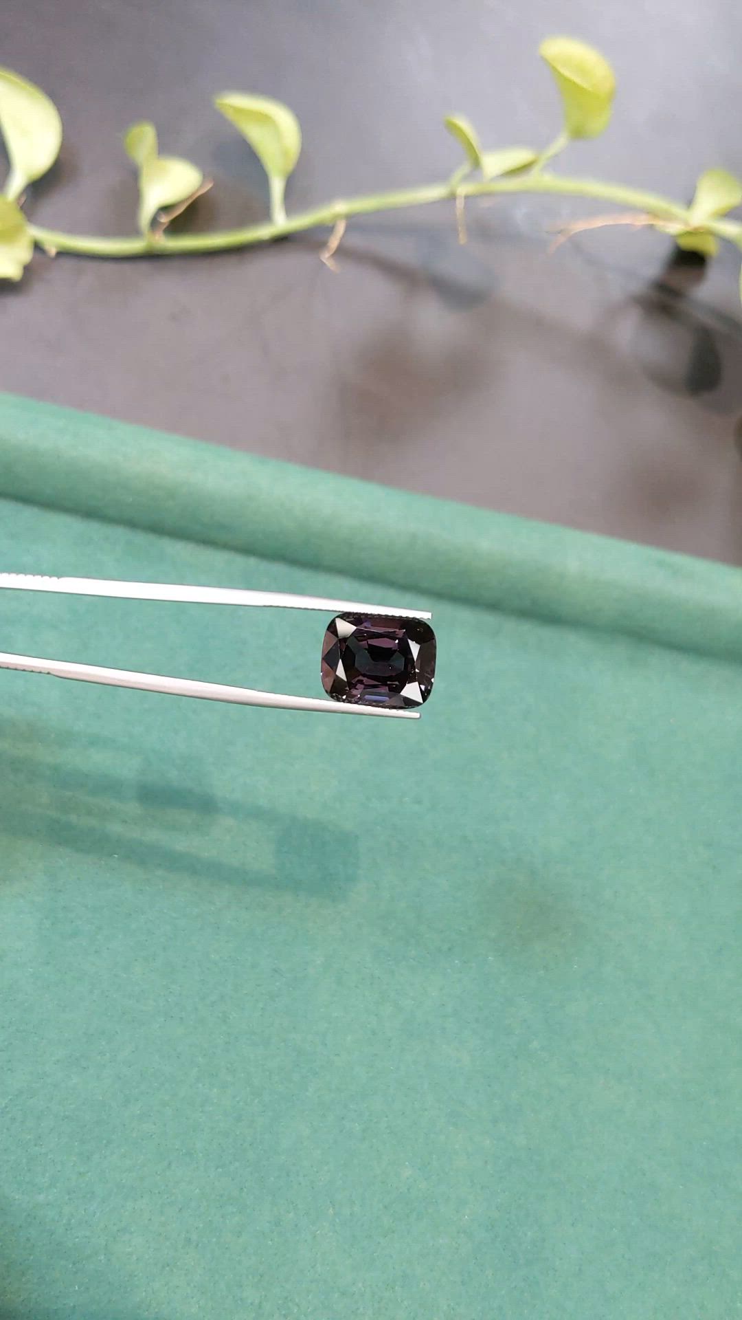 10.07 Ct. Purple Spinel from Burma (Myanmar) Size Video