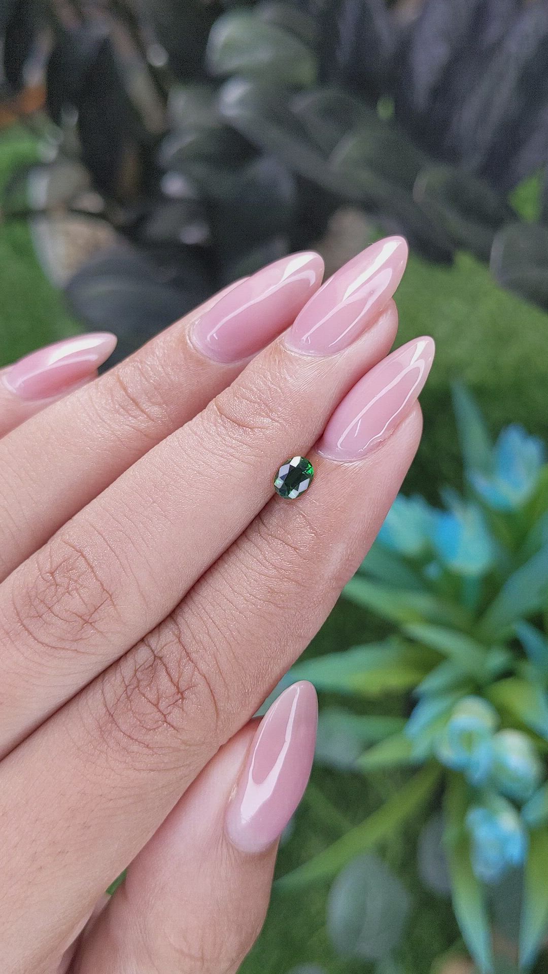 0.32 Ct. Tsavorite Garnet Size Video