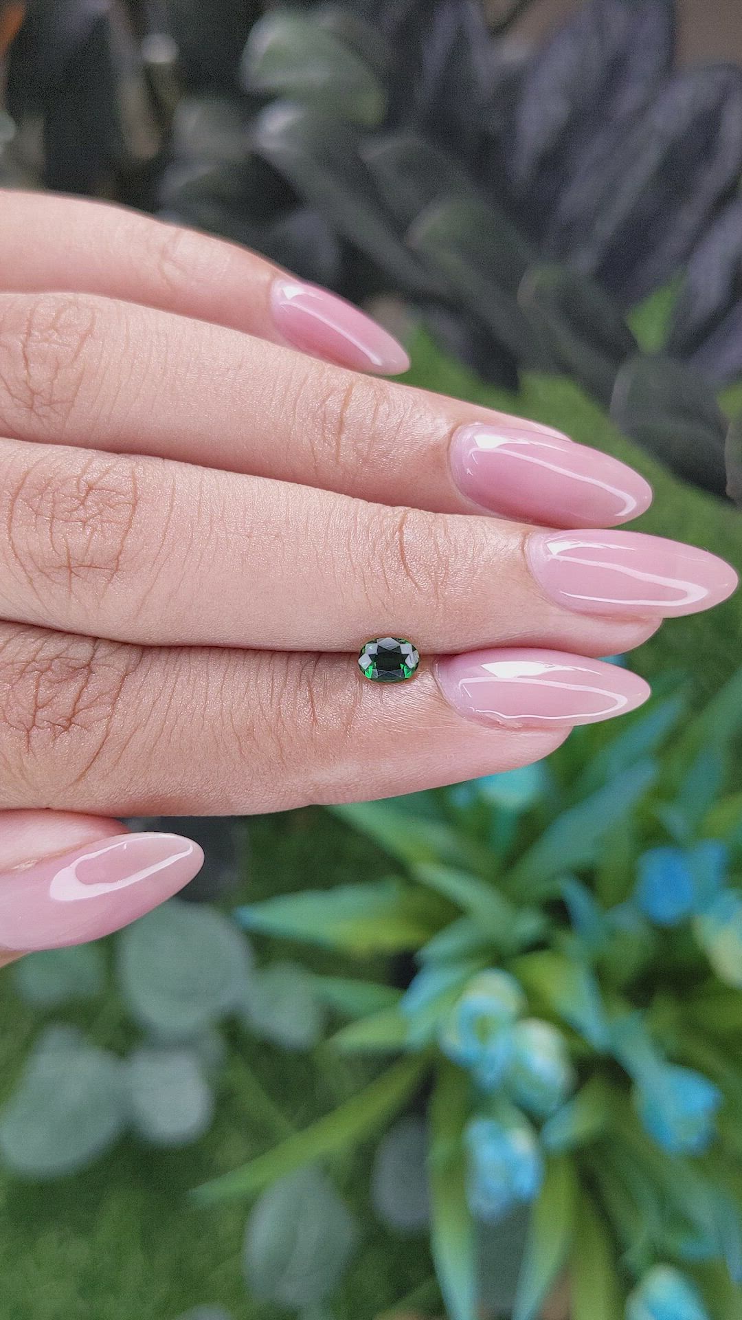 0.32 Ct. Tsavorite Garnet Size Video