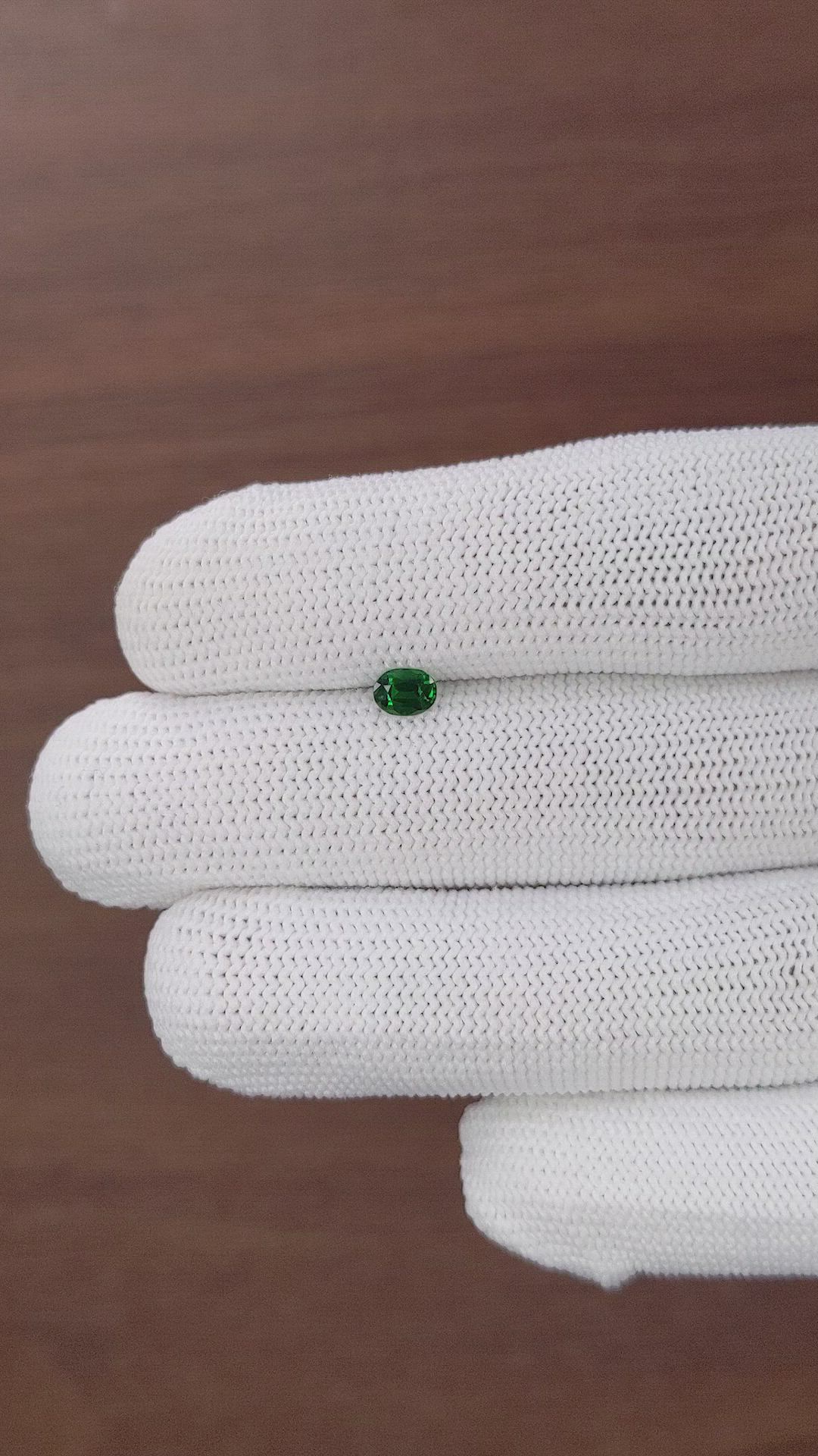 0.32 Ct. Tsavorite Garnet Size Video