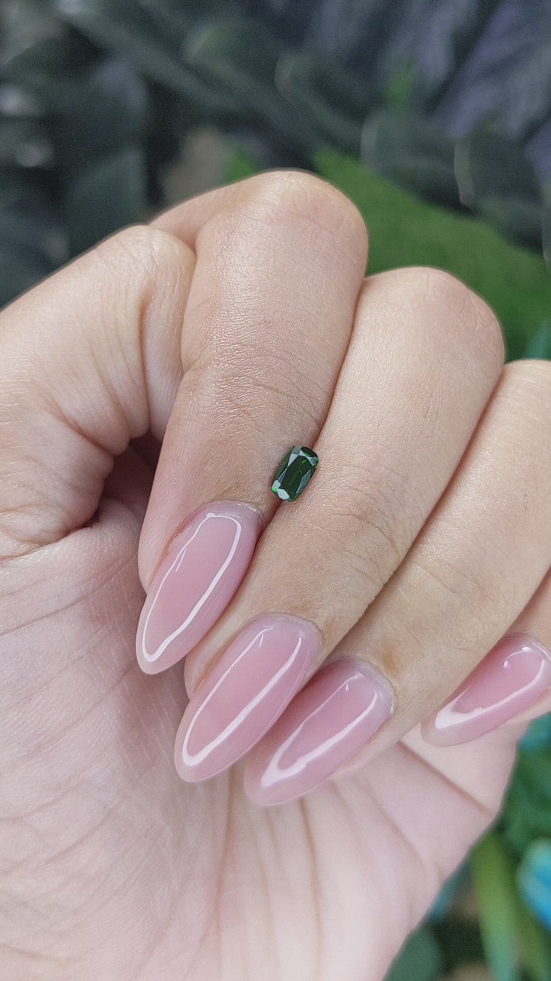 0.28 Ct. Tsavorite Garnet Size Video