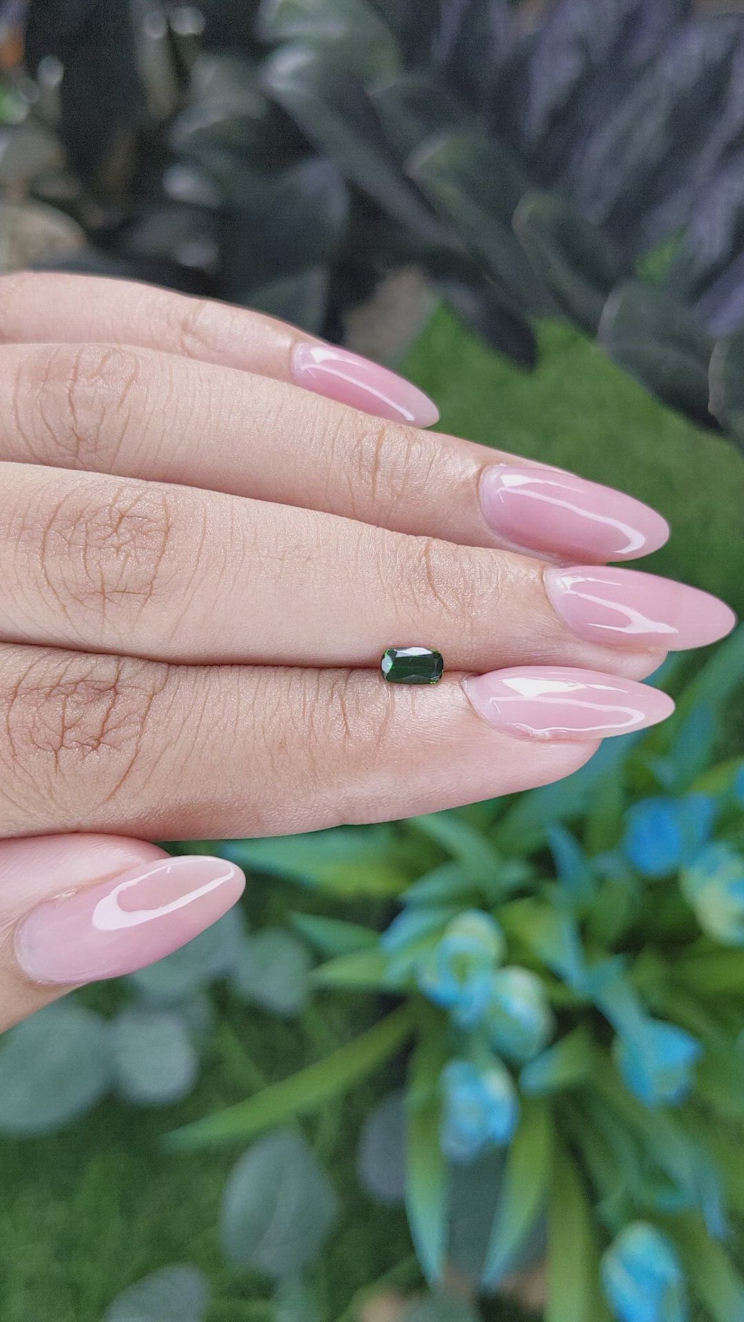 0.28 Ct. Tsavorite Garnet Size Video