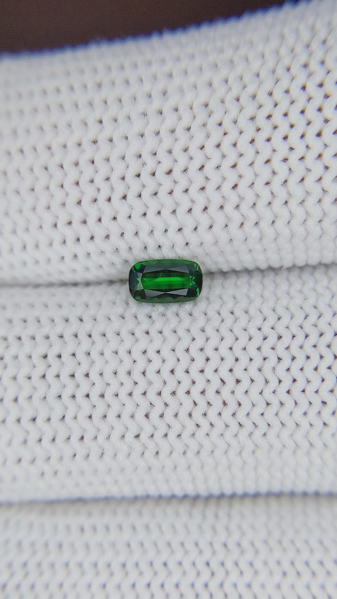 0.28 Ct. Tsavorite Garnet Size Video