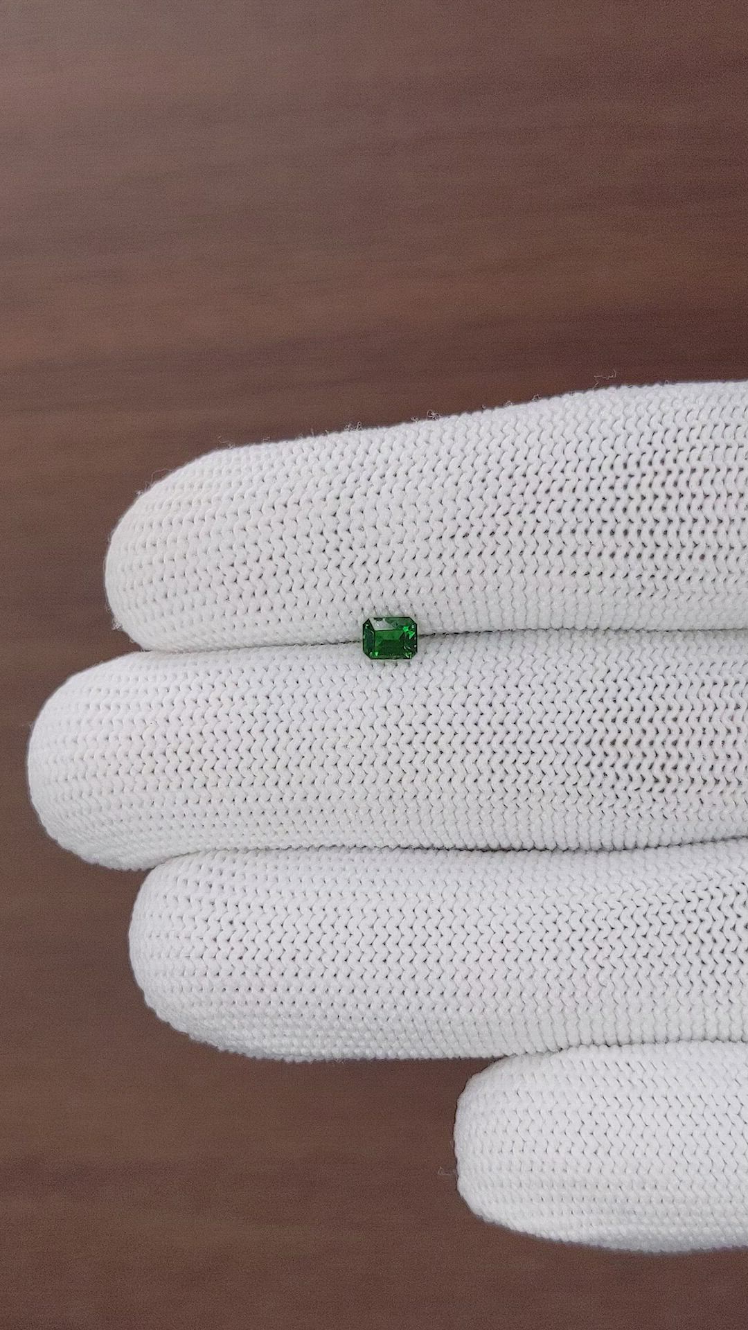 0.28 Ct. Tsavorite Garnet Size Video