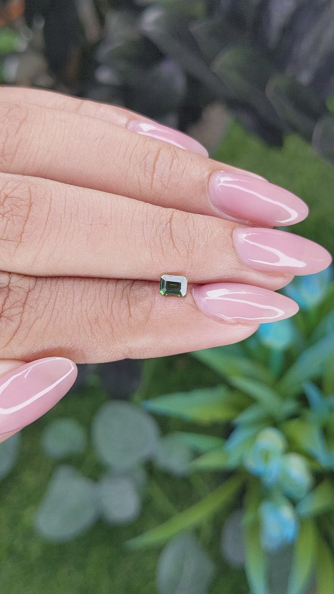 0.28 Ct. Tsavorite Garnet Size Video