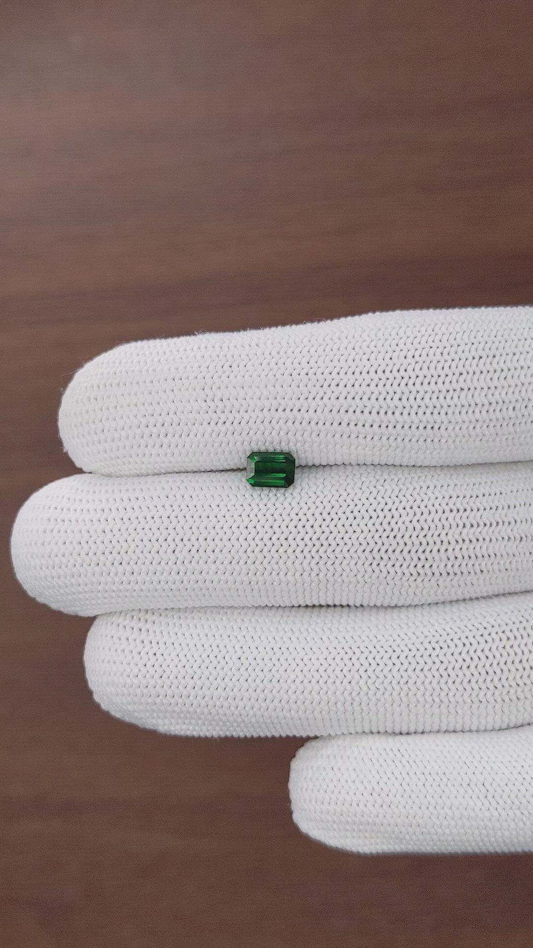 0.82 Ct. Tsavorite Garnet Size Video