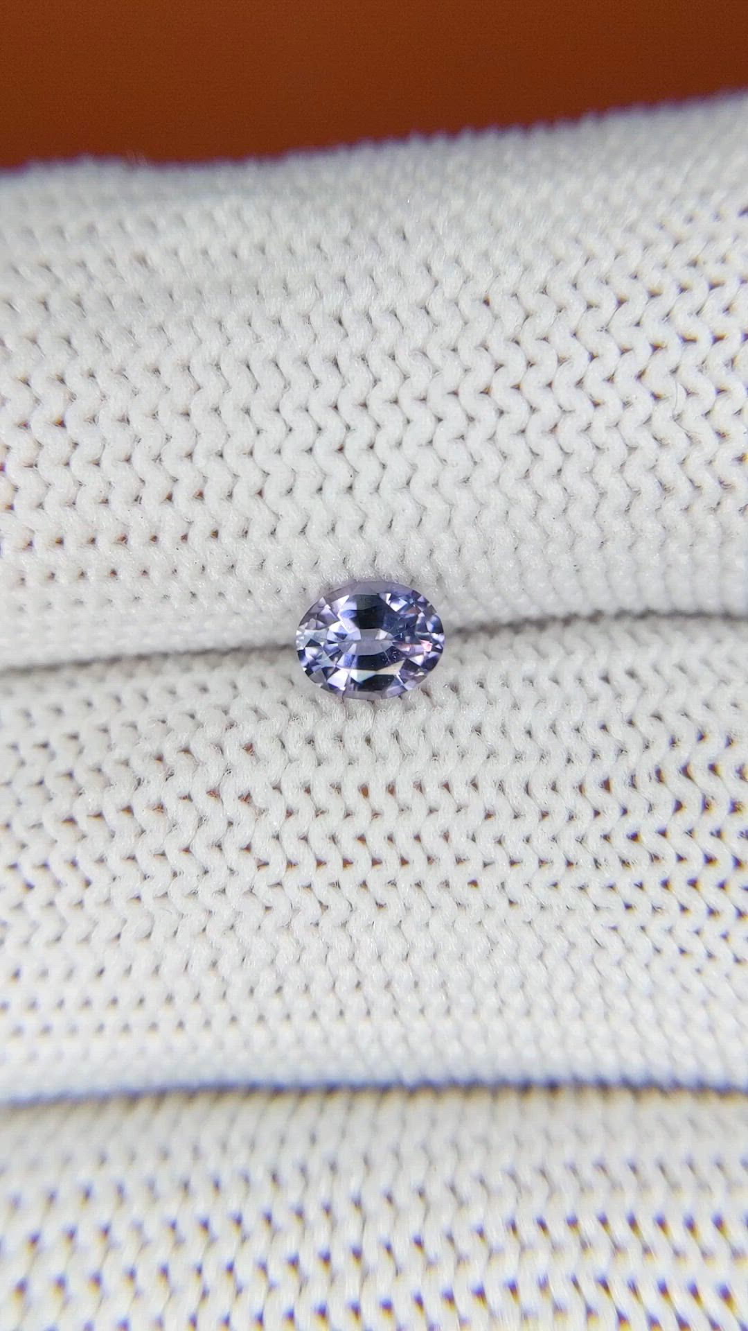 0.40 Ct. Violet Spinel from Ceylon (Sri Lanka) Size Video