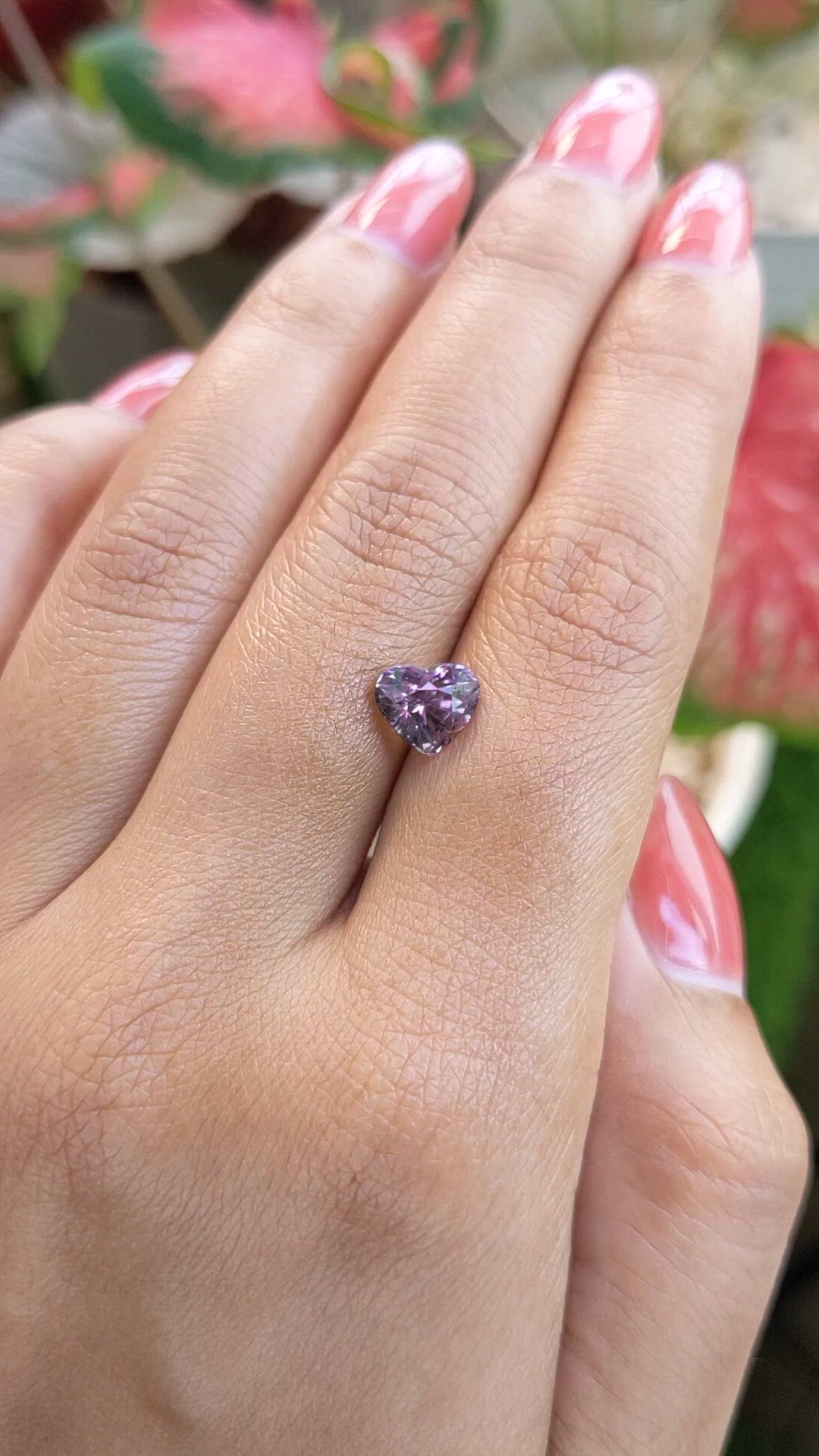 1.73 Ct. Purple Taaffeite from Ceylon (Sri Lanka) Size Video