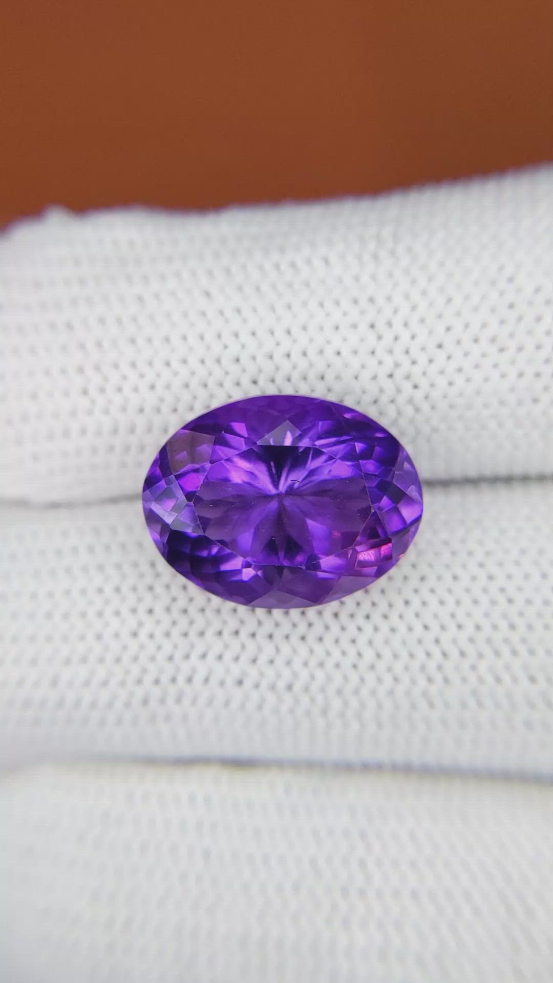 9.18 Ct. Purple Amethyst from Ceylon (Sri Lanka) Size Video
