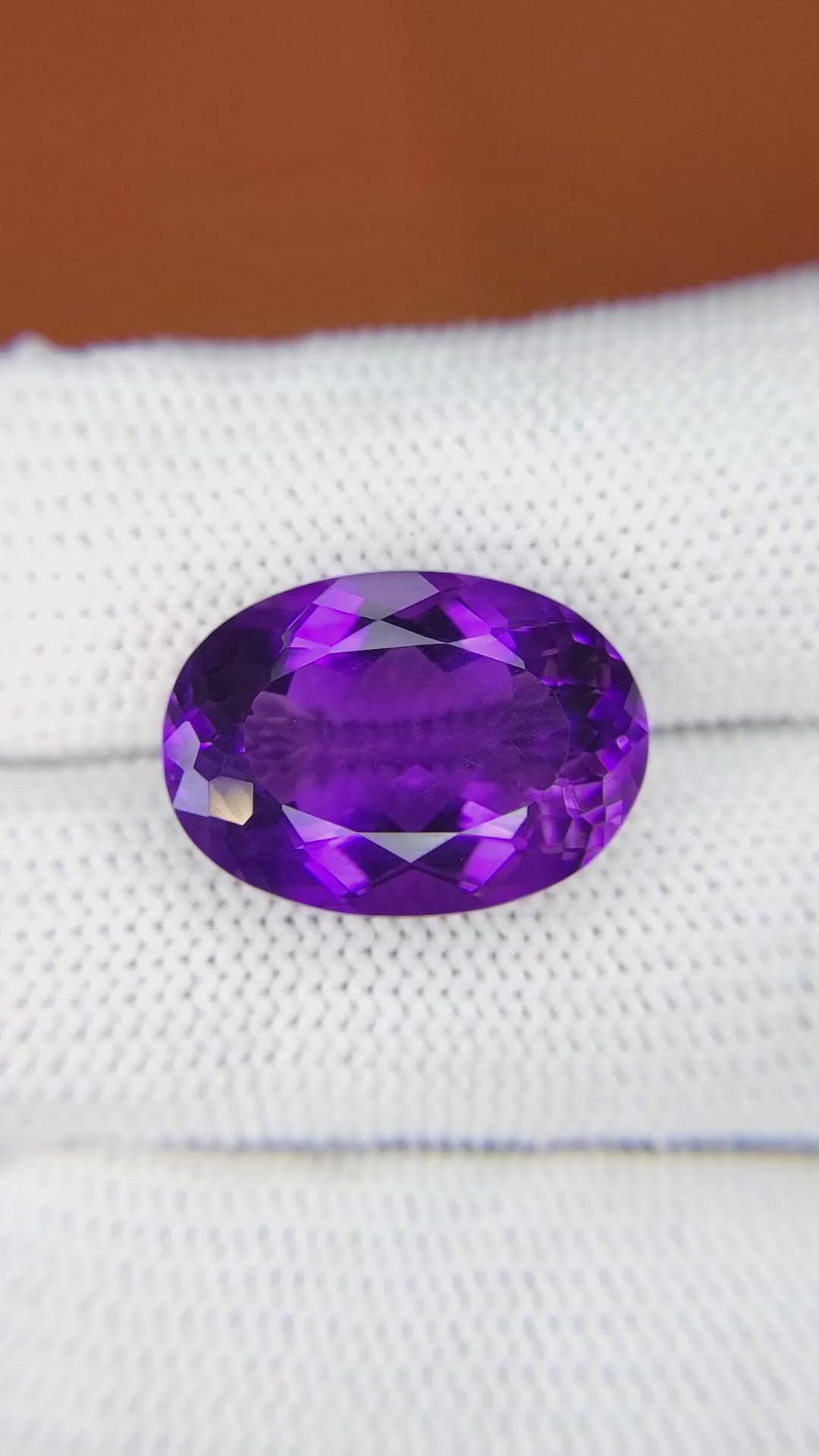 11.40 Ct. Purple Amethyst from Ceylon (Sri Lanka) Size Video