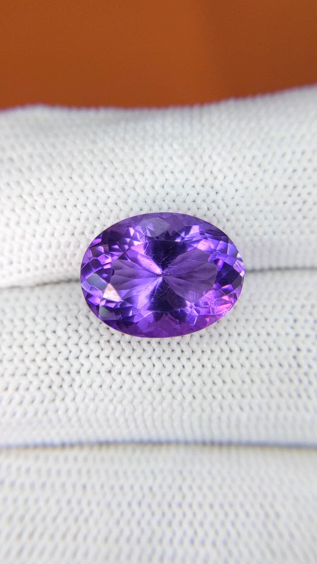 8.93 Ct. Purple Amethyst from Ceylon (Sri Lanka) Size Video