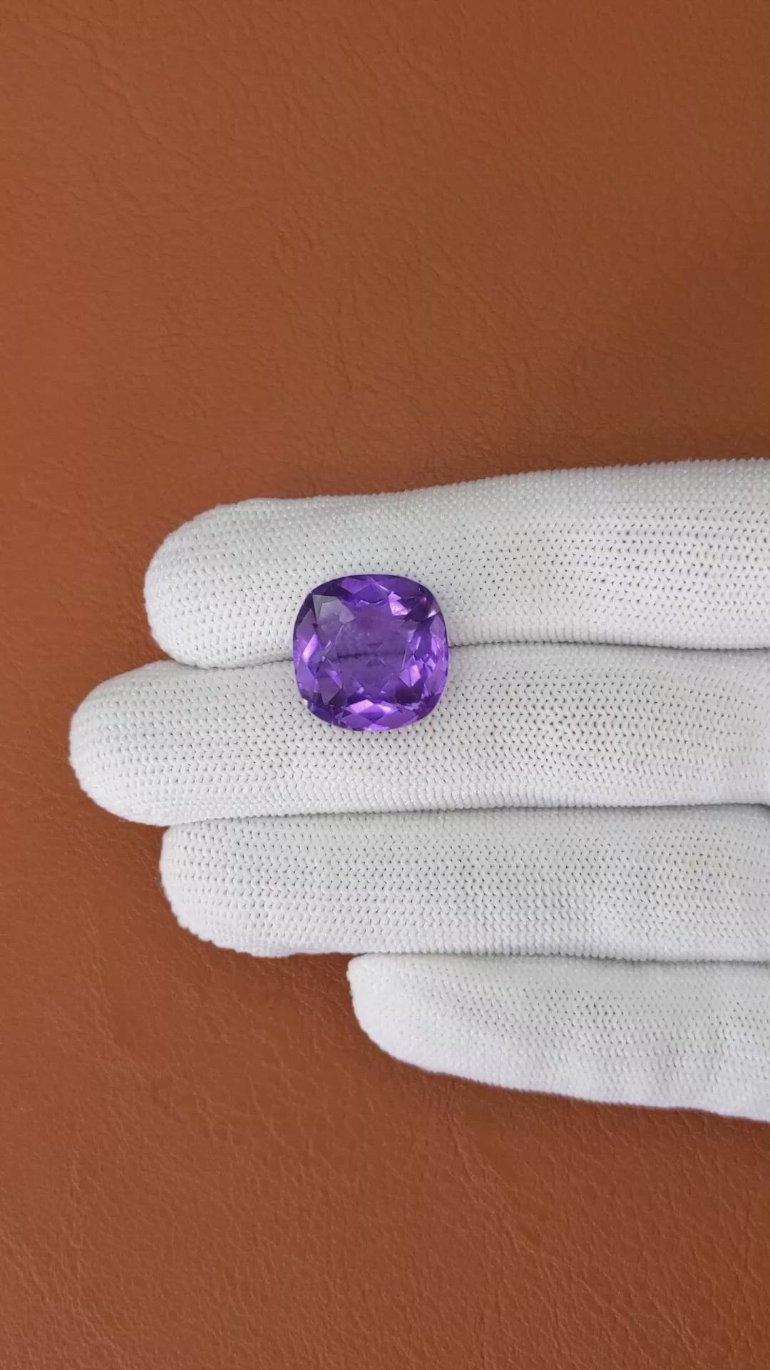 16.05 Ct. Purple Amethyst from Ceylon (Sri Lanka) Size Video