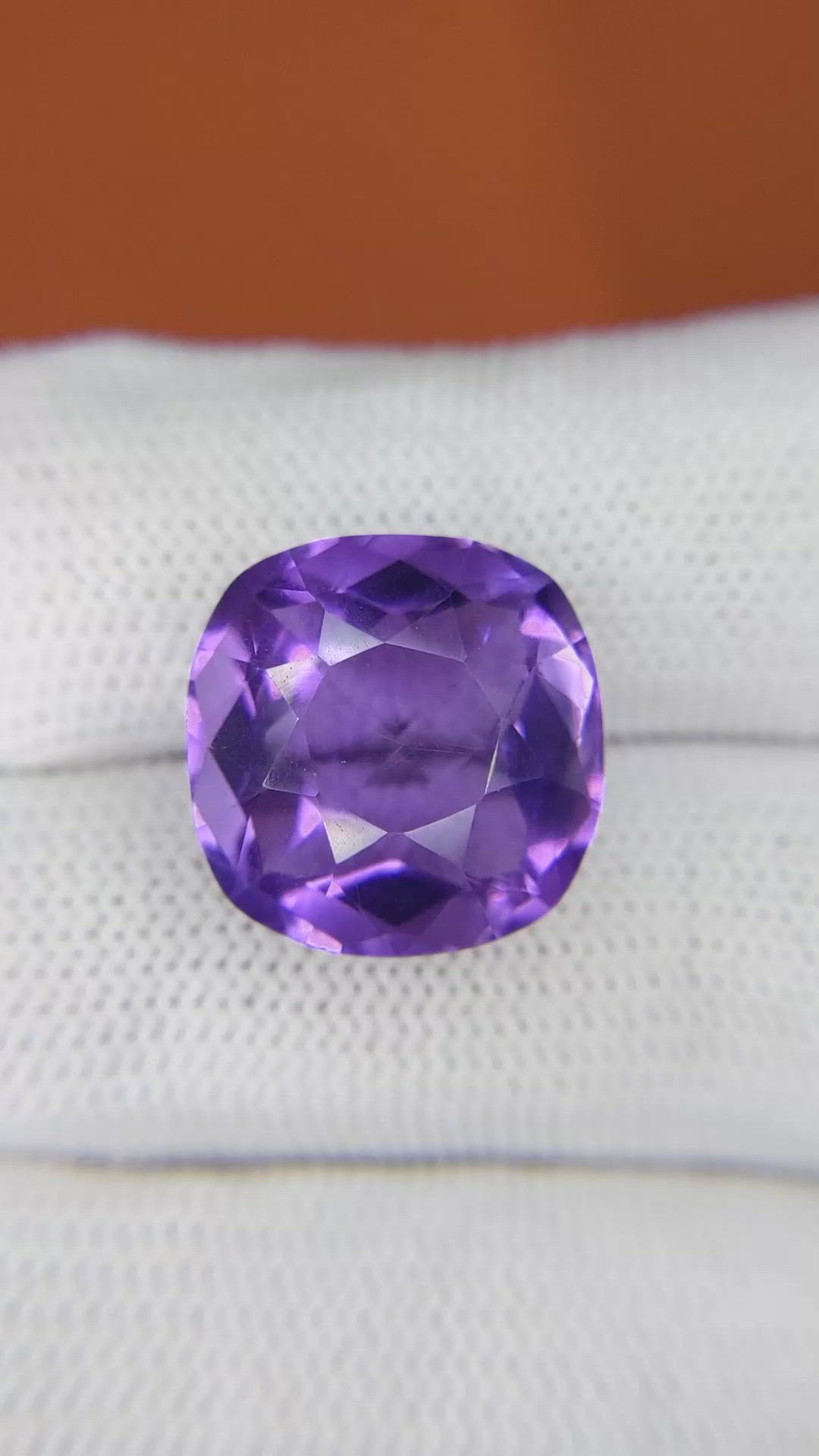 16.05 Ct. Purple Amethyst from Ceylon (Sri Lanka) Size Video
