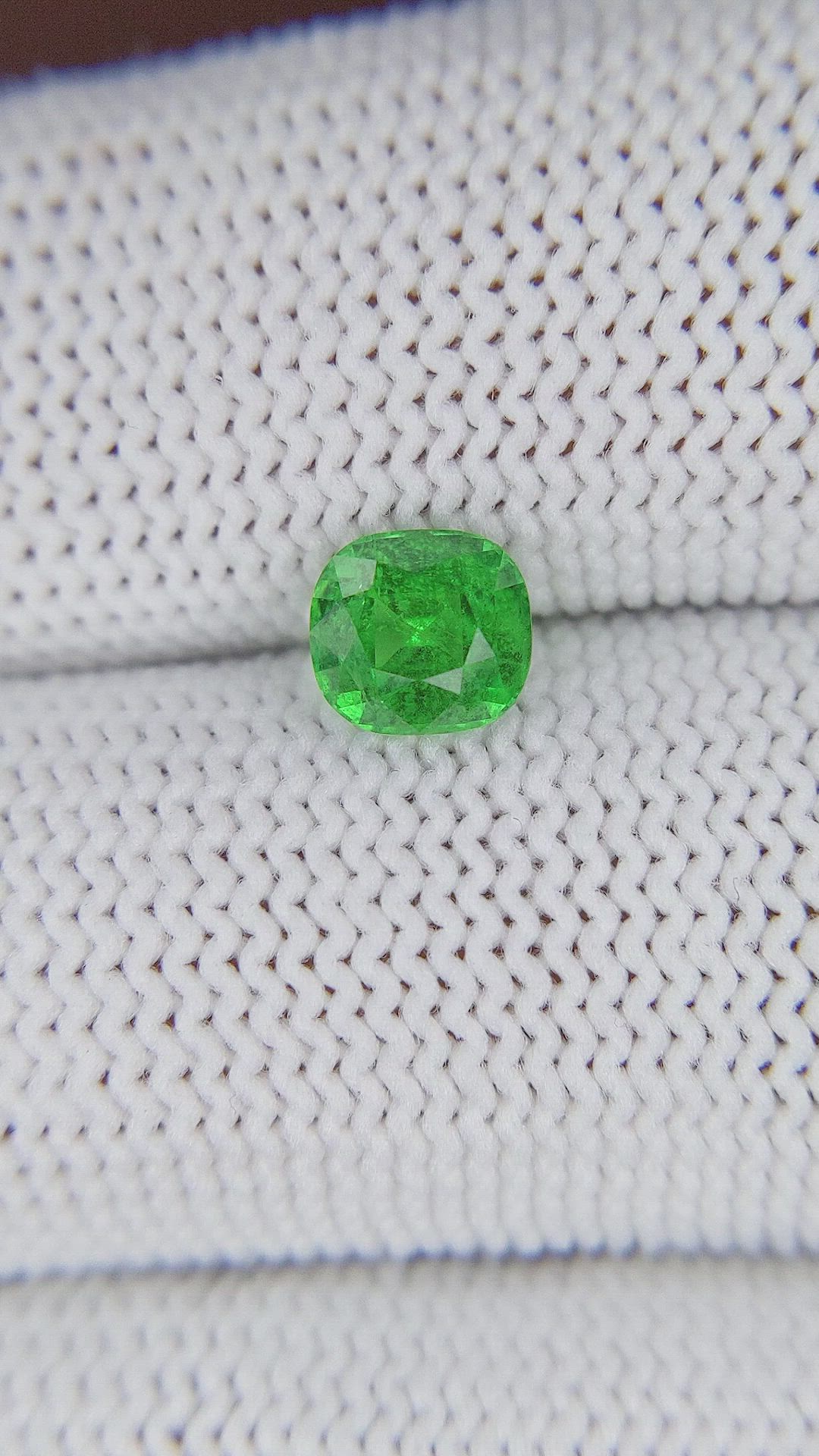1.13 Ct. Tsavorite Garnet from Kenya Size Video