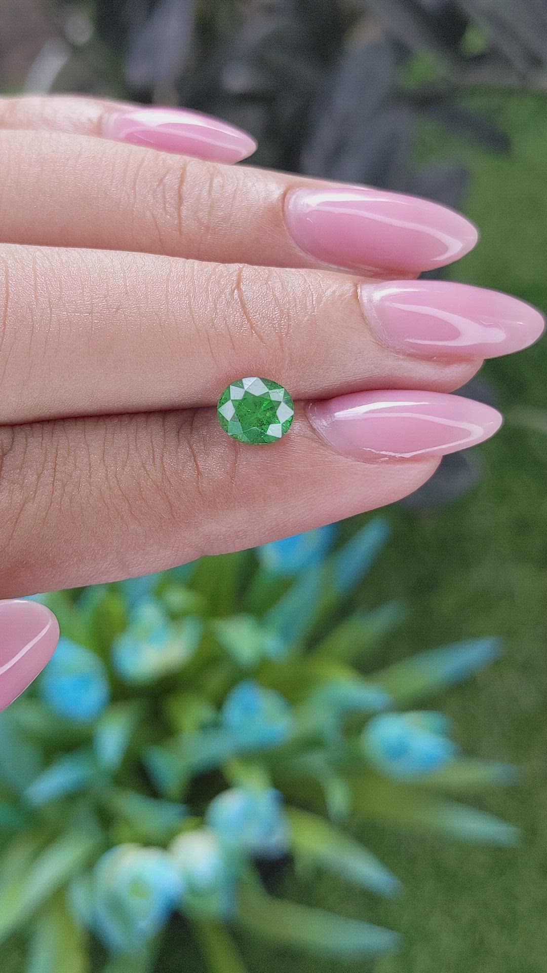 1.15 Ct. Tsavorite Garnet from Kenya Size Video