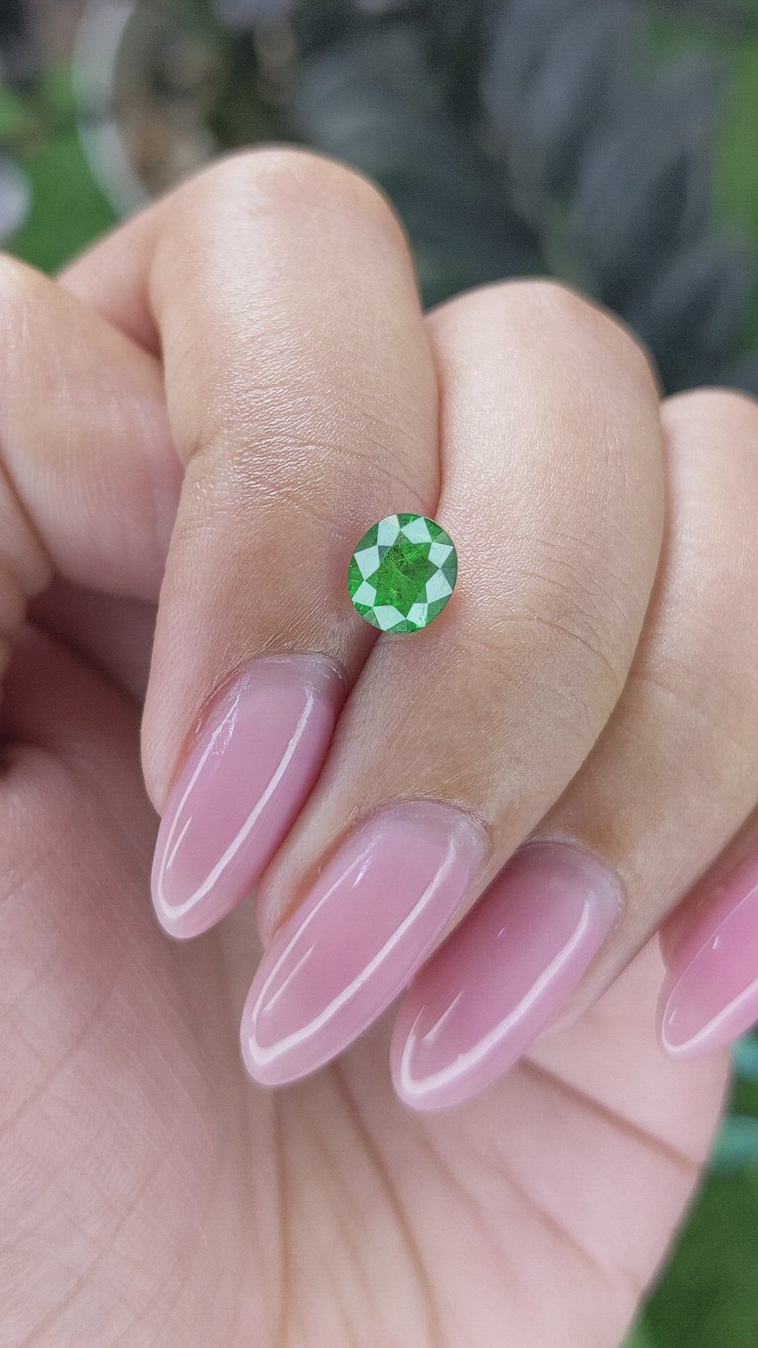 1.15 Ct. Tsavorite Garnet from Kenya Size Video