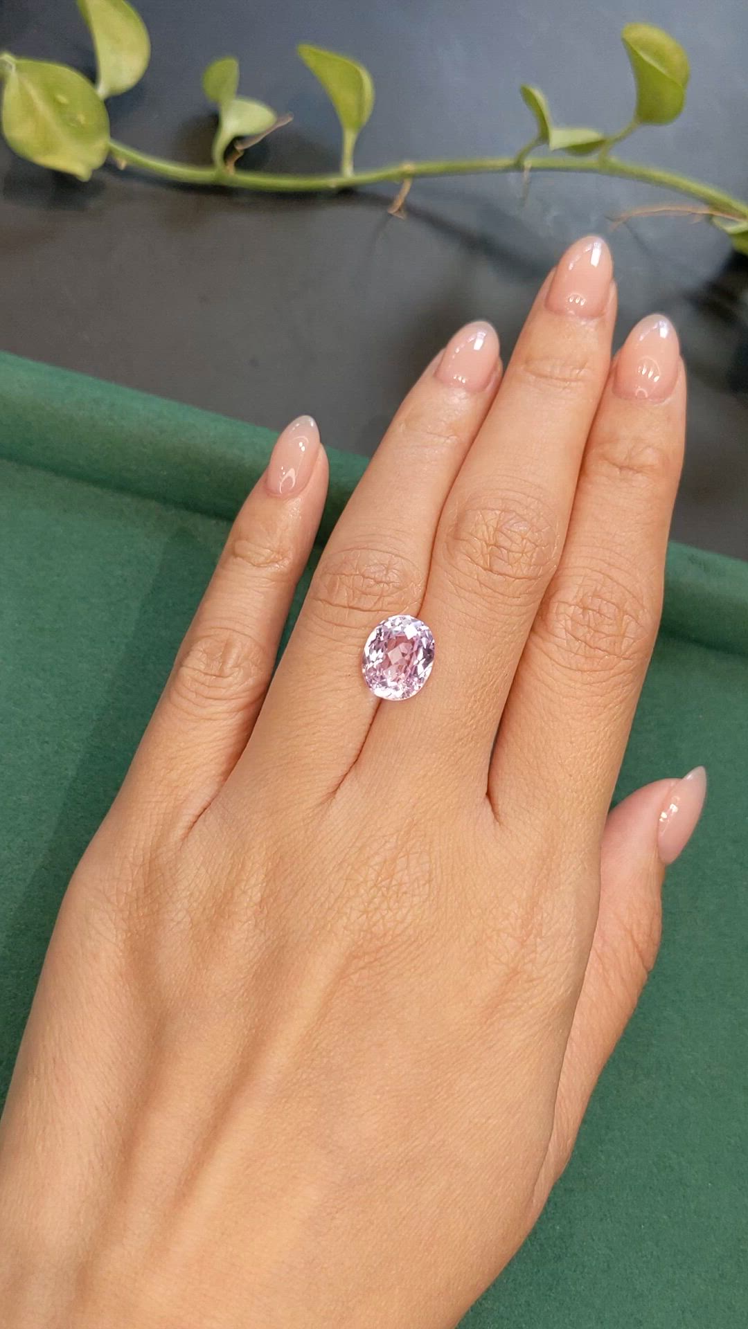 5.04 Ct. Pink Kunzite from Afghanistan Size Video