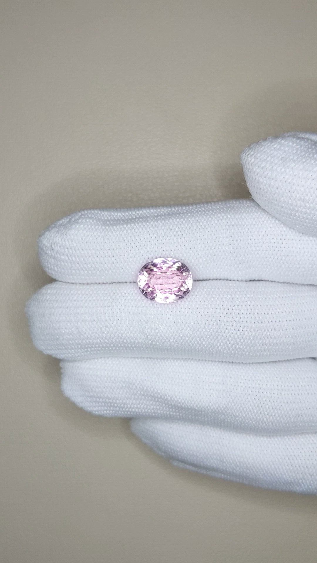 5.04 Ct. Pink Kunzite from Afghanistan Size Video