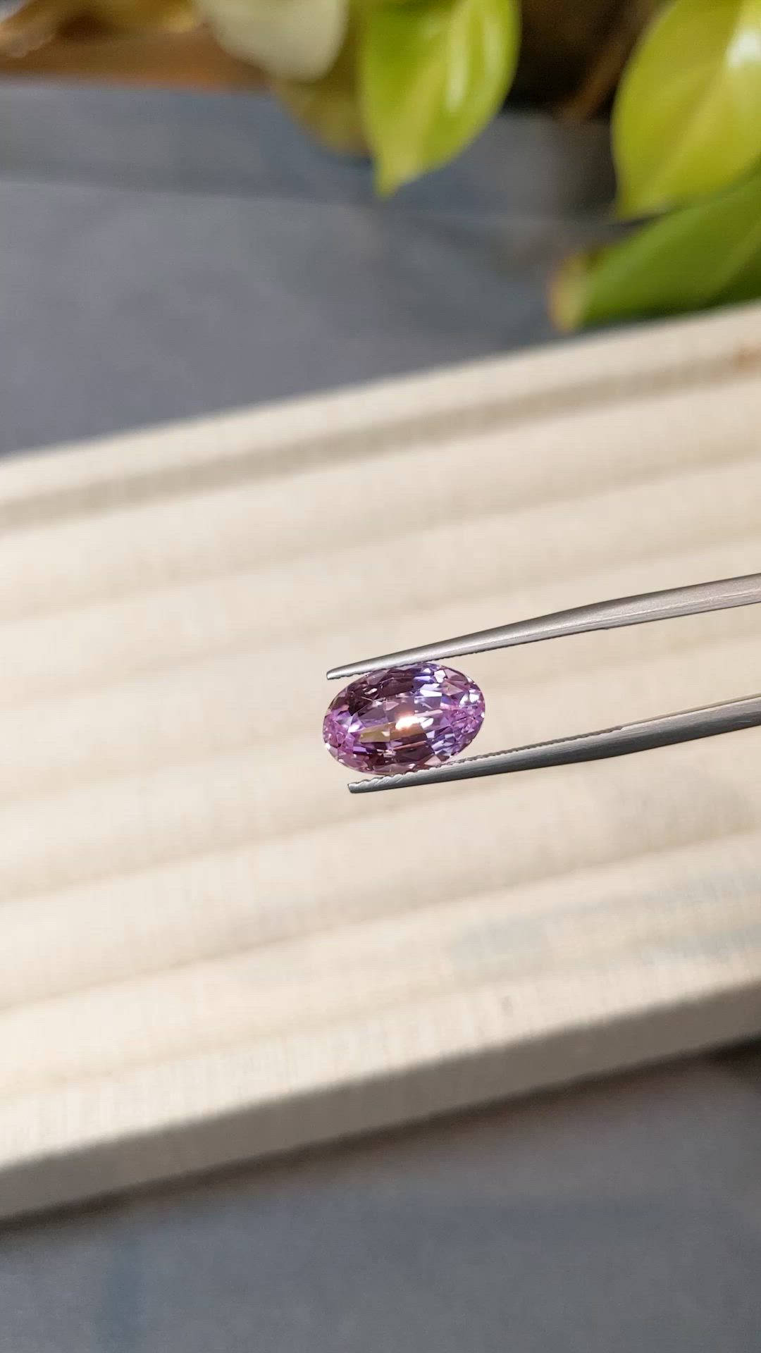 4.16 Ct. Purplish Pink Kunzite from Afghanistan Size Video